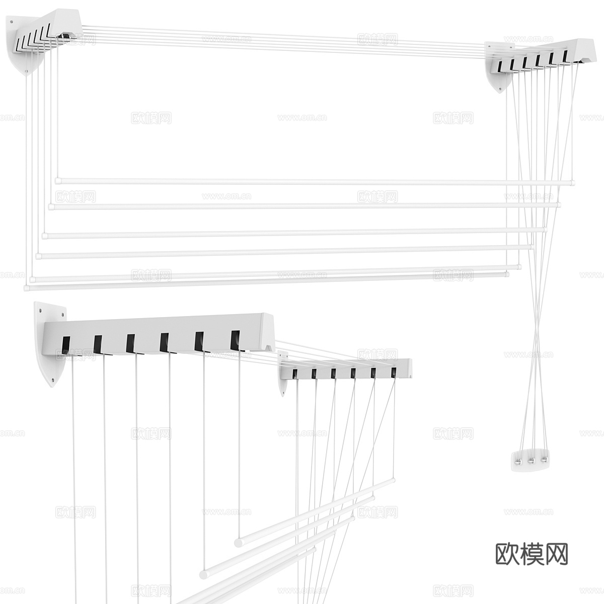 壁挂式衣物烘干机 Gimi SpA Lift 160 cm3d模型