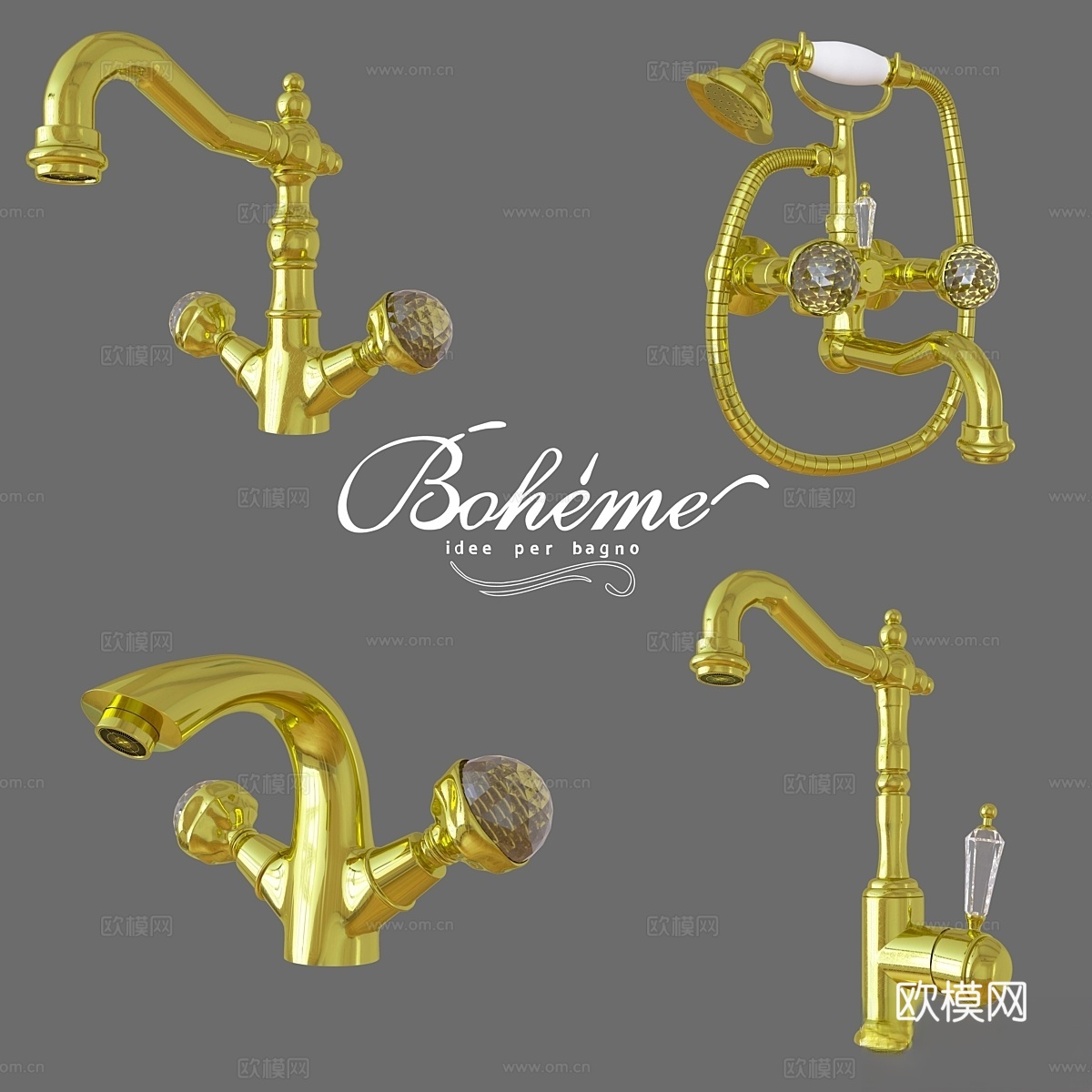 波西米亚帝王系列（322,331,332,333）3d模型下载