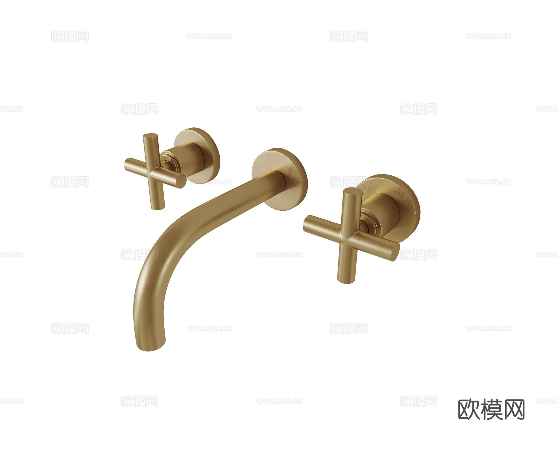 现代水龙头 不锈钢水龙头 金色水龙头 玫瑰金水龙头su模型