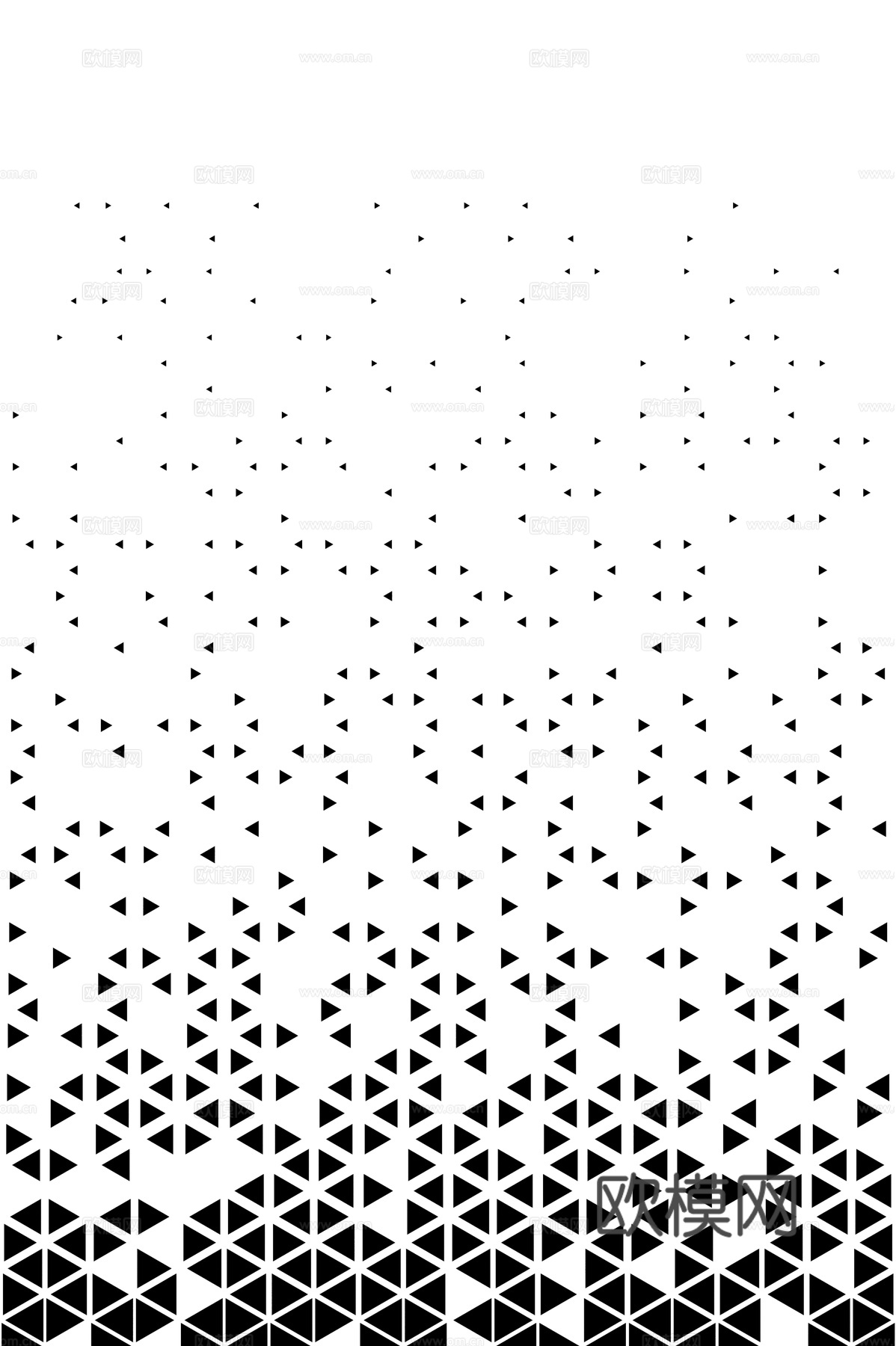 渐变三角图案冲孔板