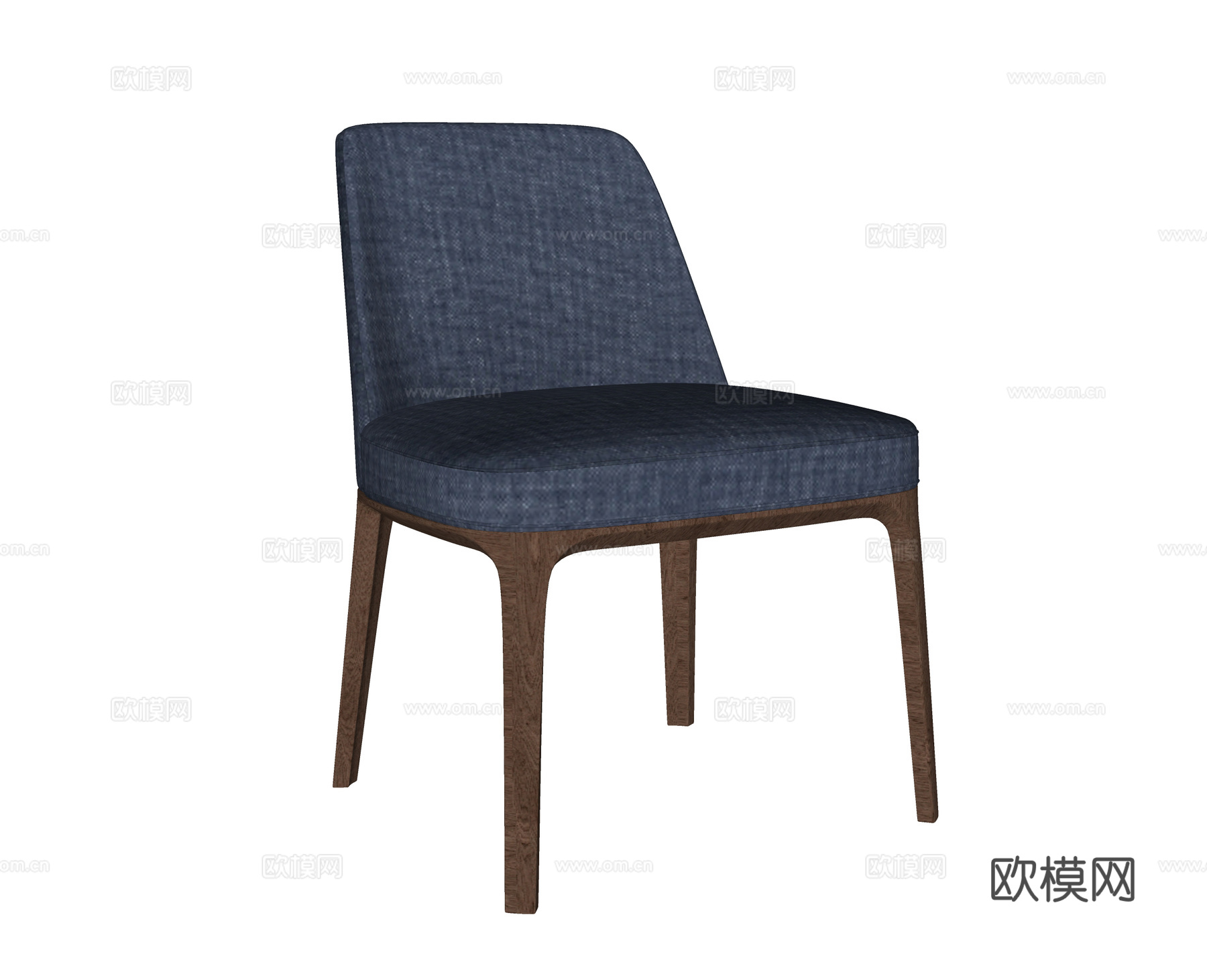 现代单椅 餐椅 书椅su模型