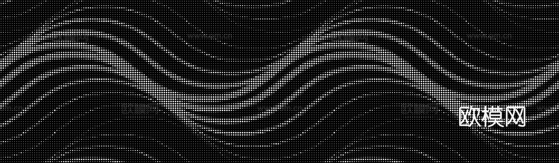 渐变波浪冲孔板 洞洞板