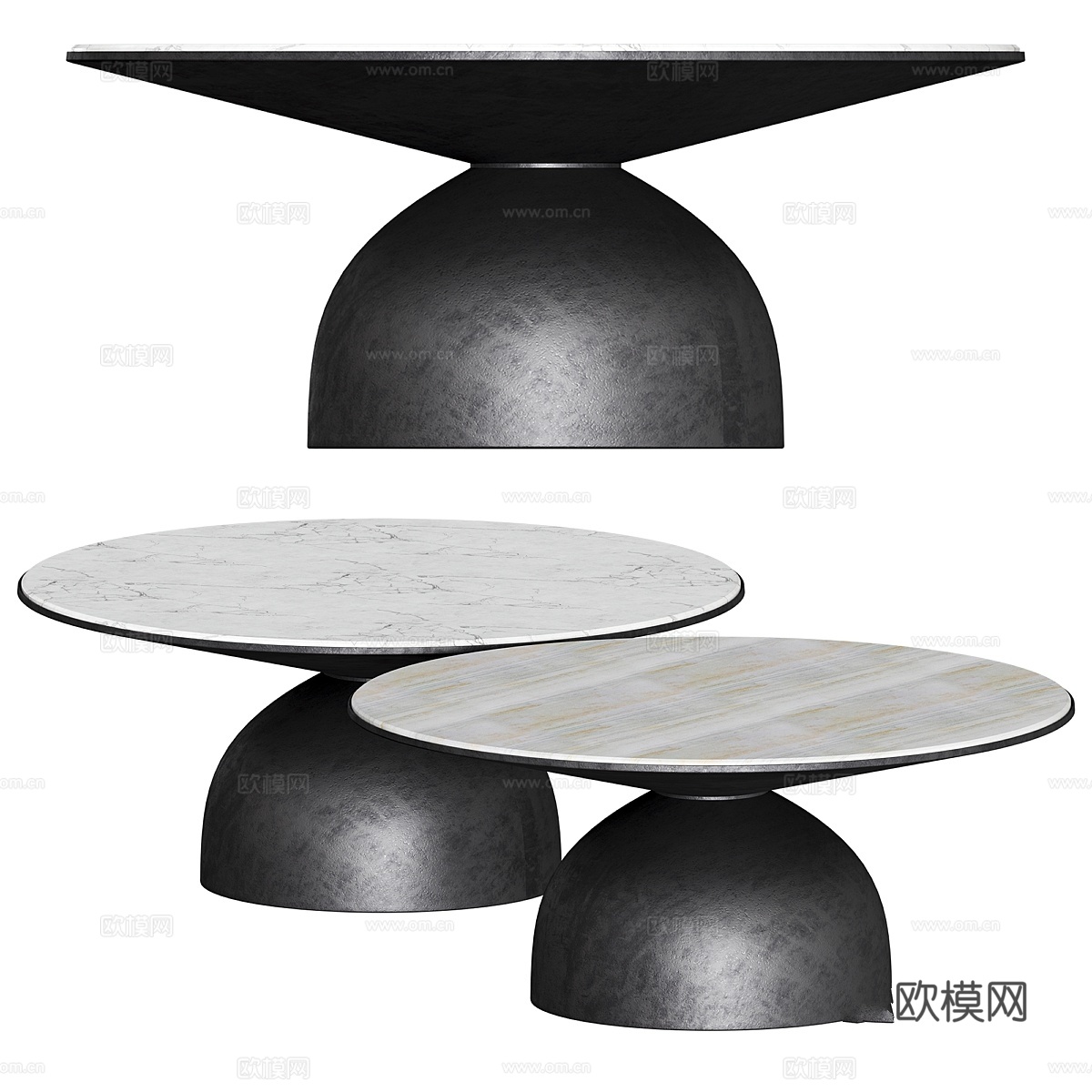 四手联弹科贝特咖啡桌3d模型下载