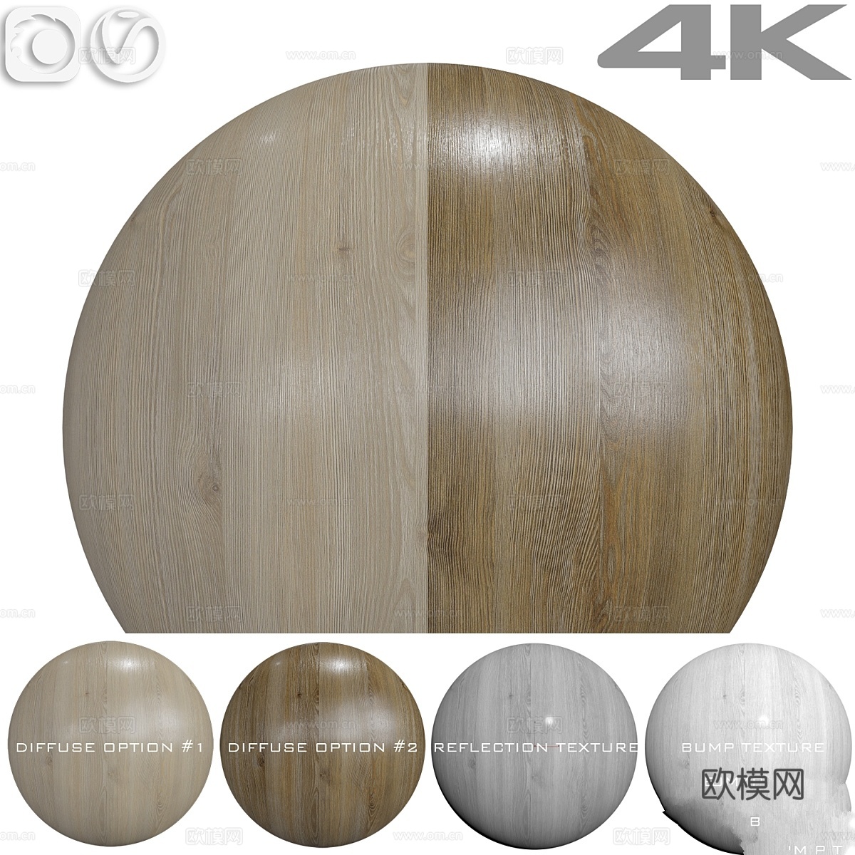 无缝纹理 - 松木3d模型下载