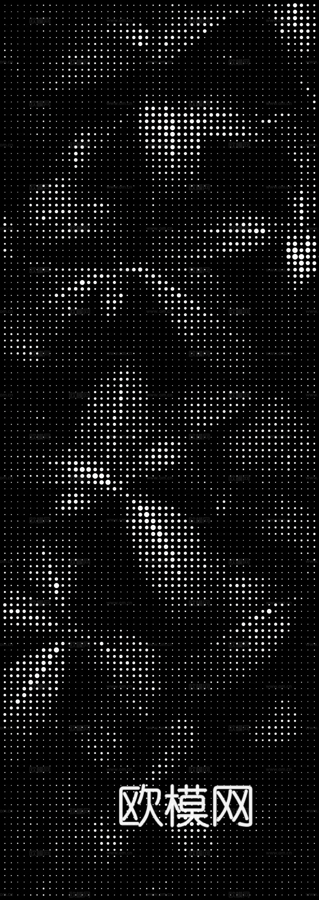 渐变图案金属冲孔板