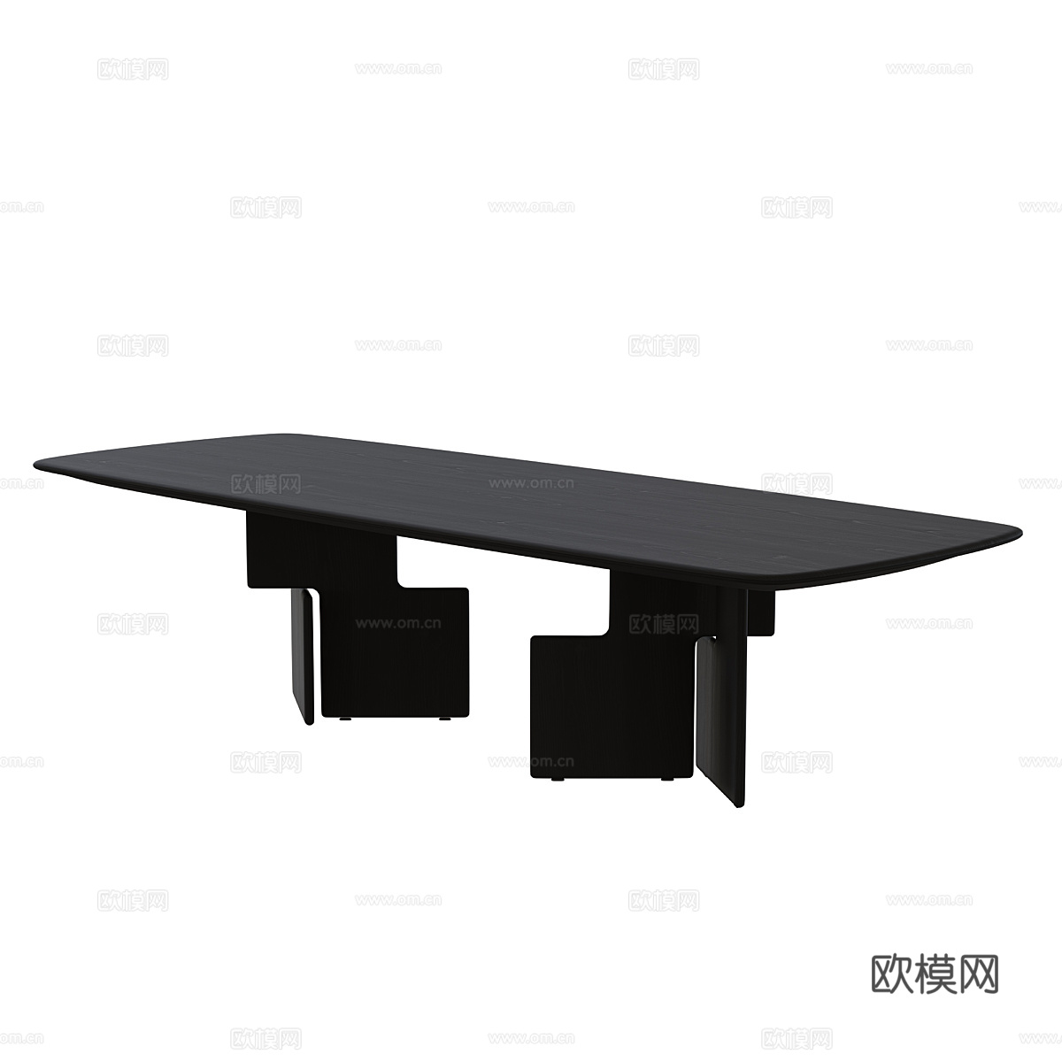 现代意式餐桌椅组合3d模型下载（渲染图6）