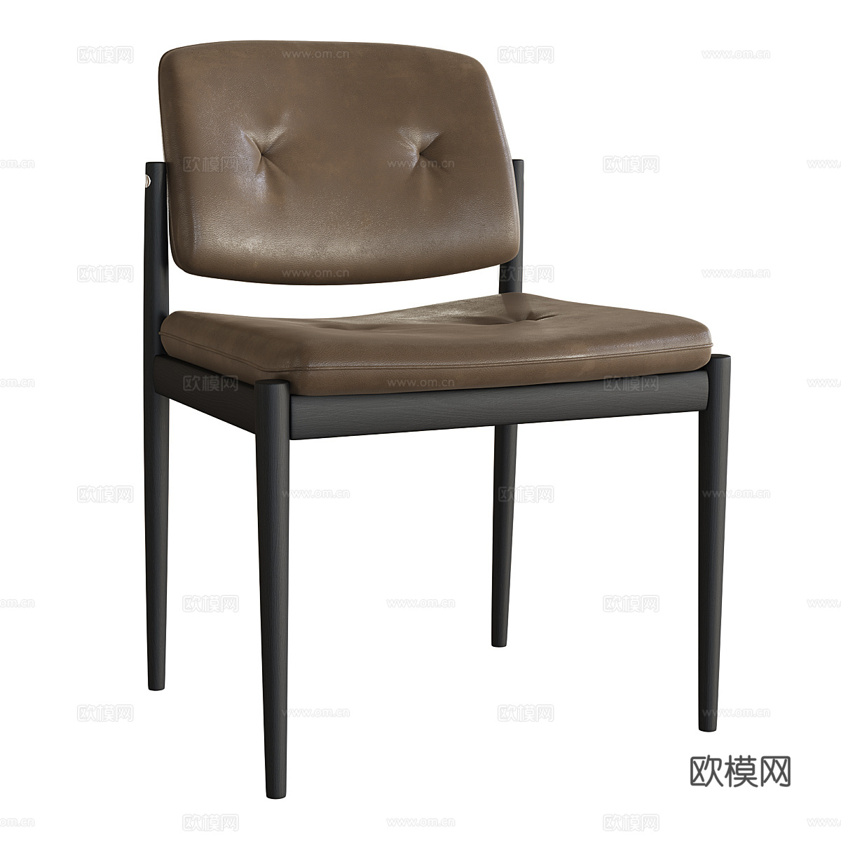 现代意式餐桌椅组合3d模型下载（渲染图4）