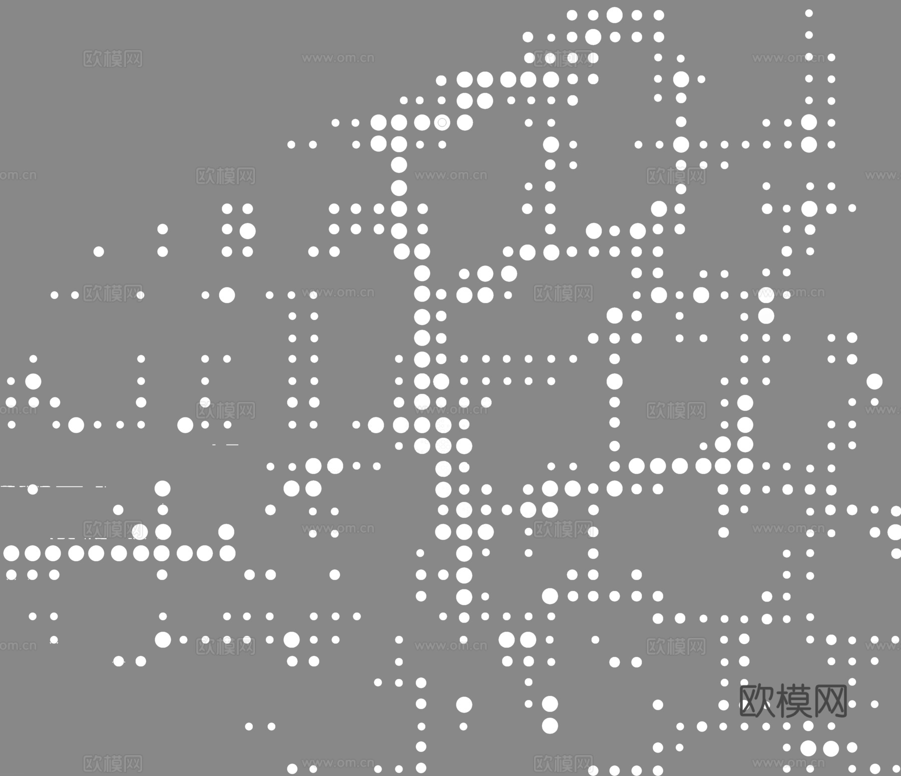 渐变图案冲孔板  洞洞板