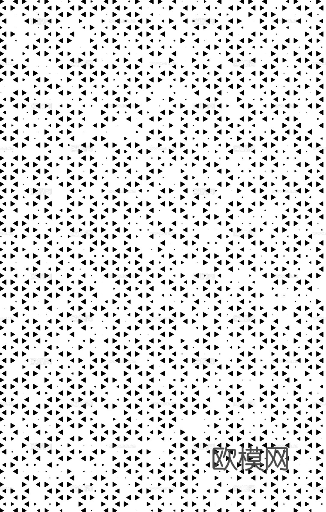 三角渐变穿孔板金属贴图