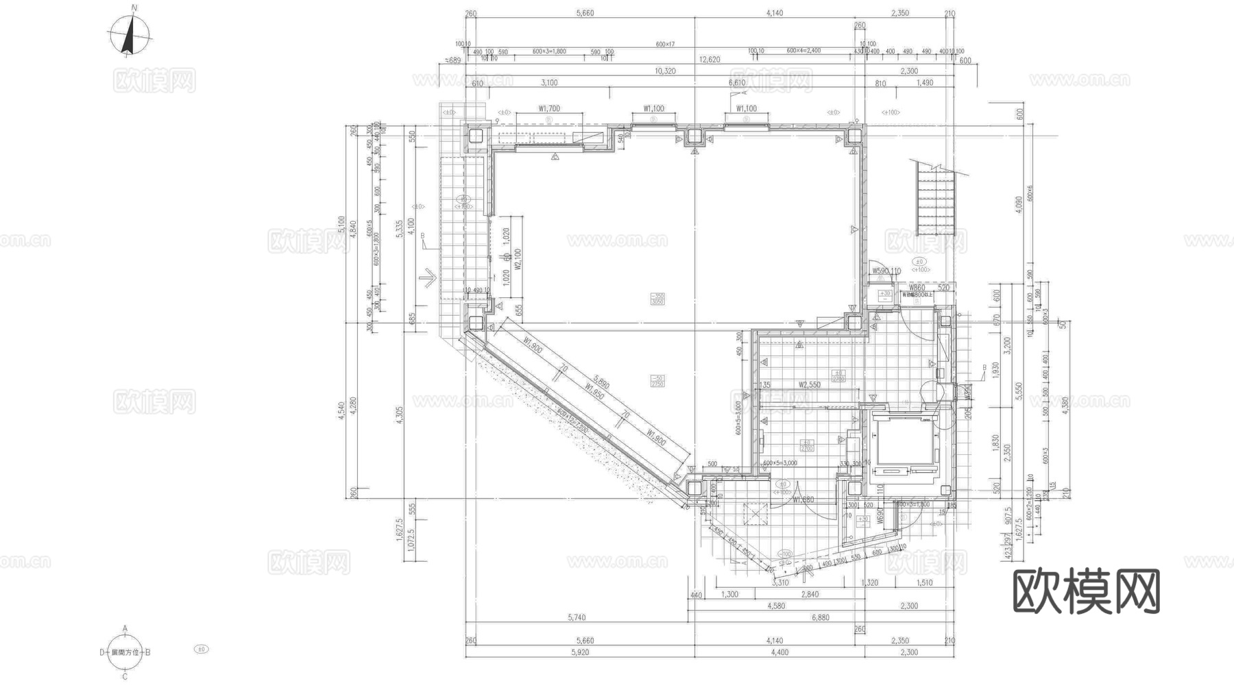 高层建筑公寓 商业建筑 高层住宅  写字楼cad施工图