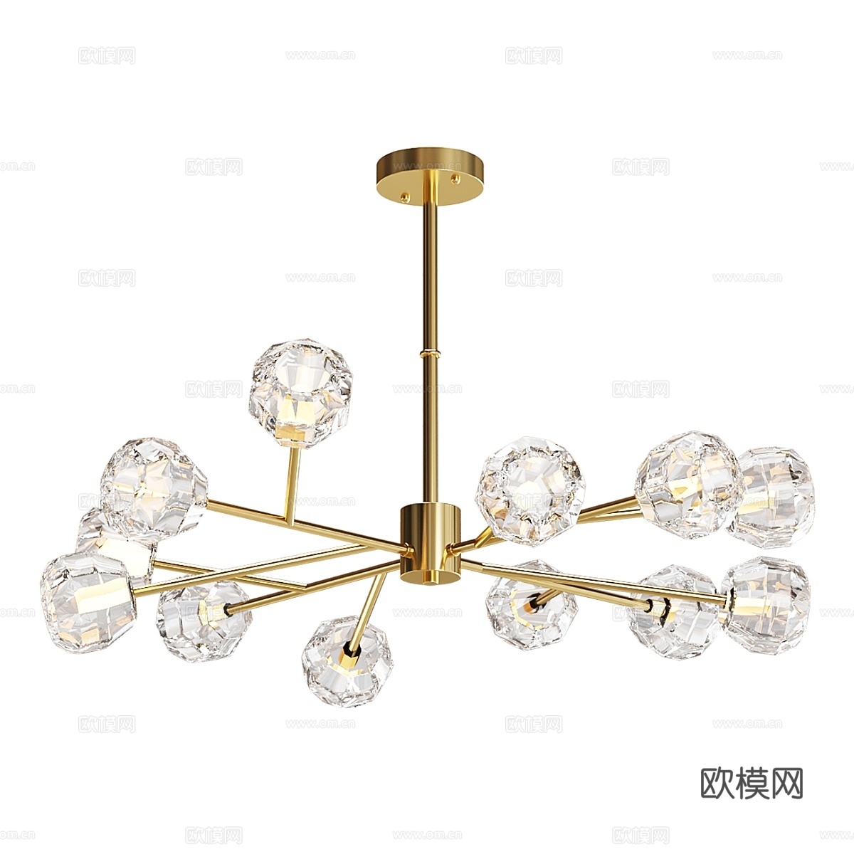 art. 101 9964-12 哈利吊灯3d模型下载