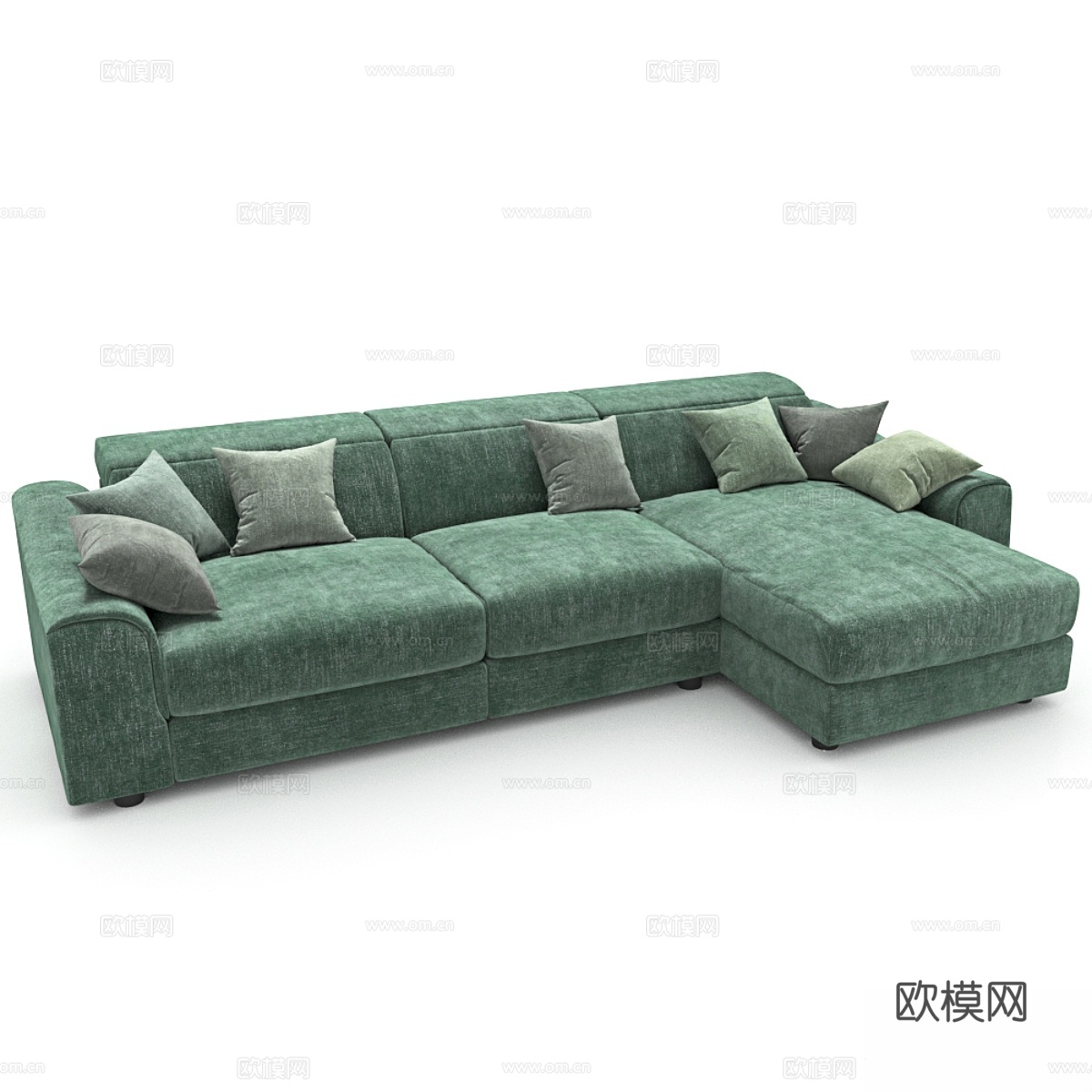 Sofa 79 - Natuzzi Attesa 三人沙发3d模型下载