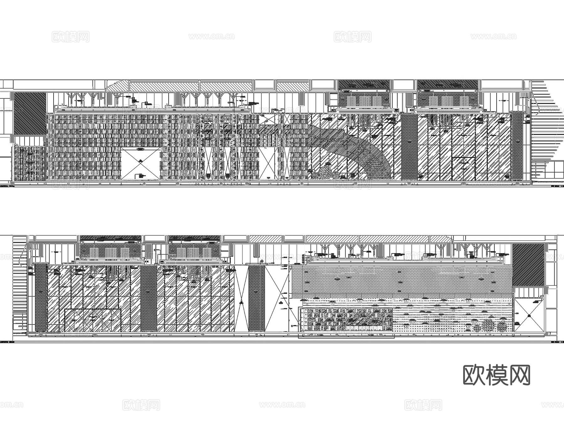 三亚傲途格酒店公区及套房室内工装CAD施工图cad施工图