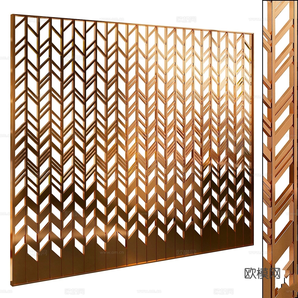装饰隔断 683d模型下载