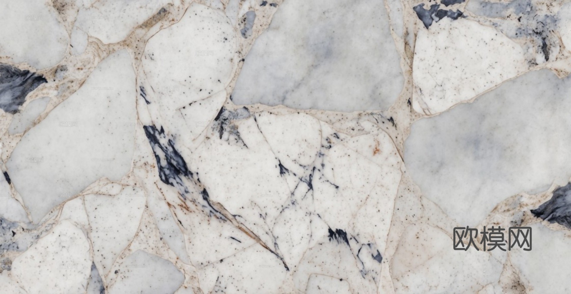 浅灰色大理石 冰块纹大理石  灰色石材拼花