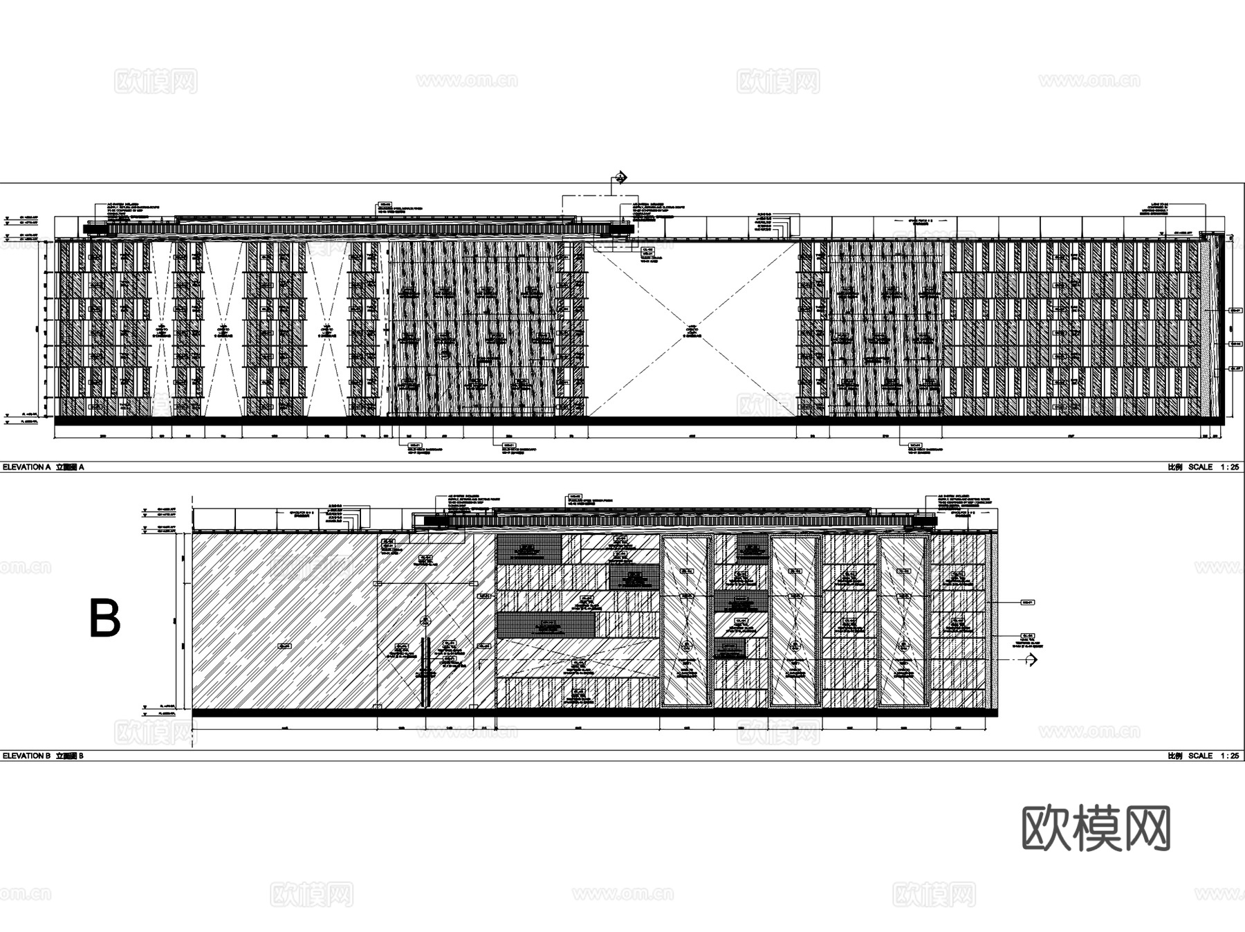 三亚傲途格酒店公区及套房室内工装CAD施工图cad施工图