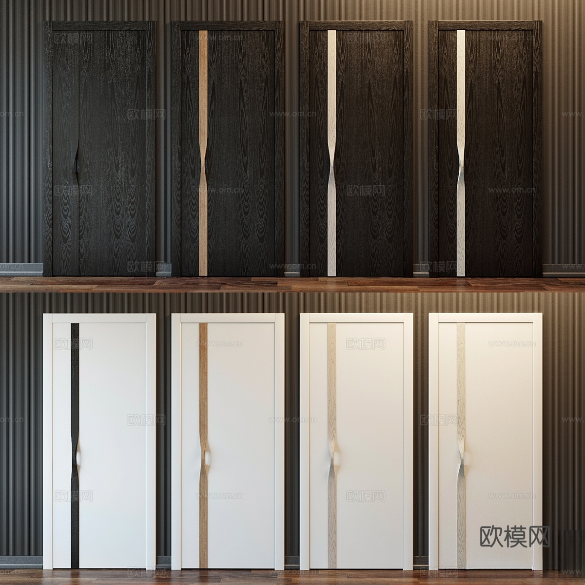 索菲亚门把手3d模型下载