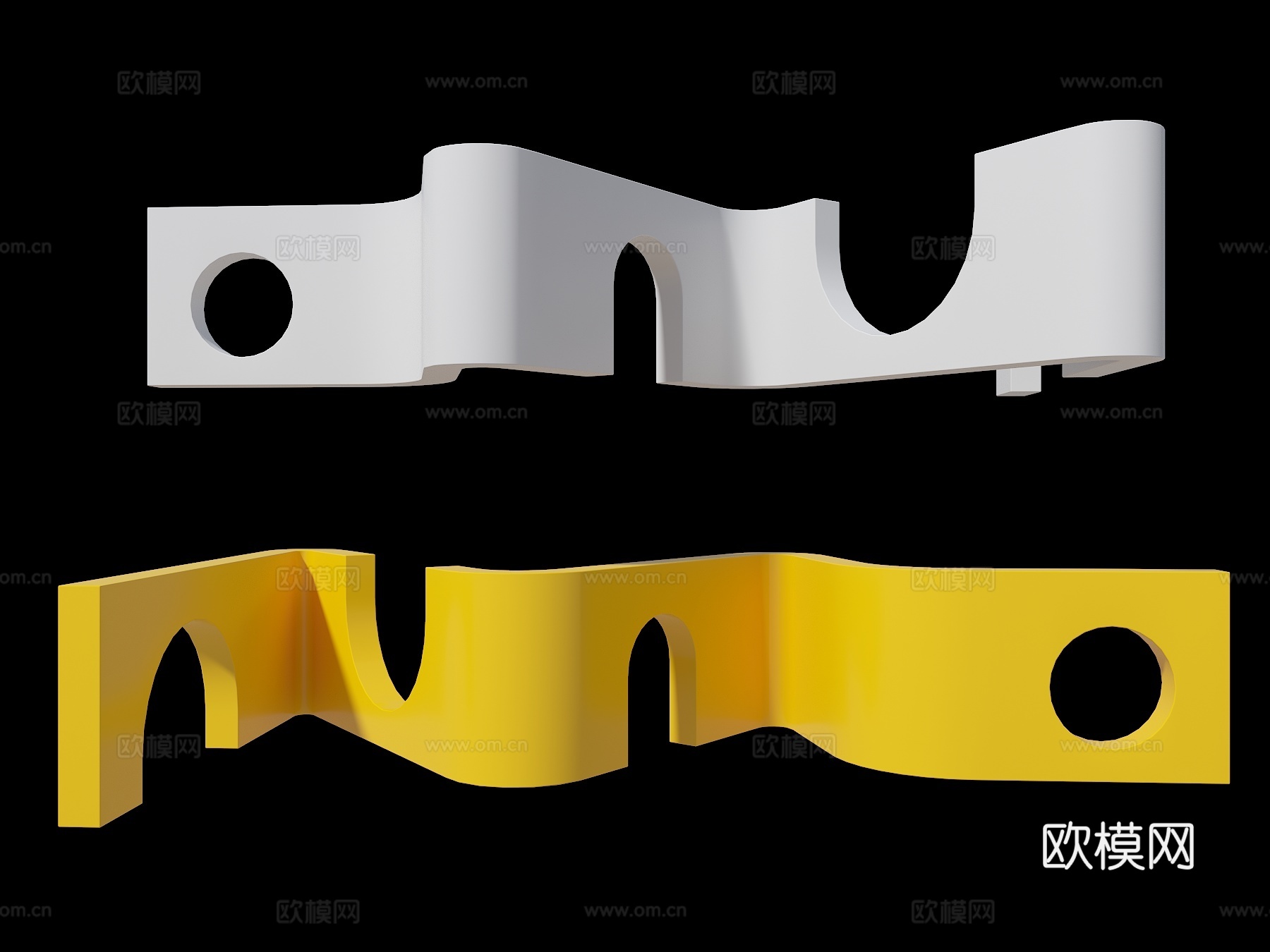 现代景墙 景观墙 广场景观装置 异形景墙 流线型景墙3d模型下载