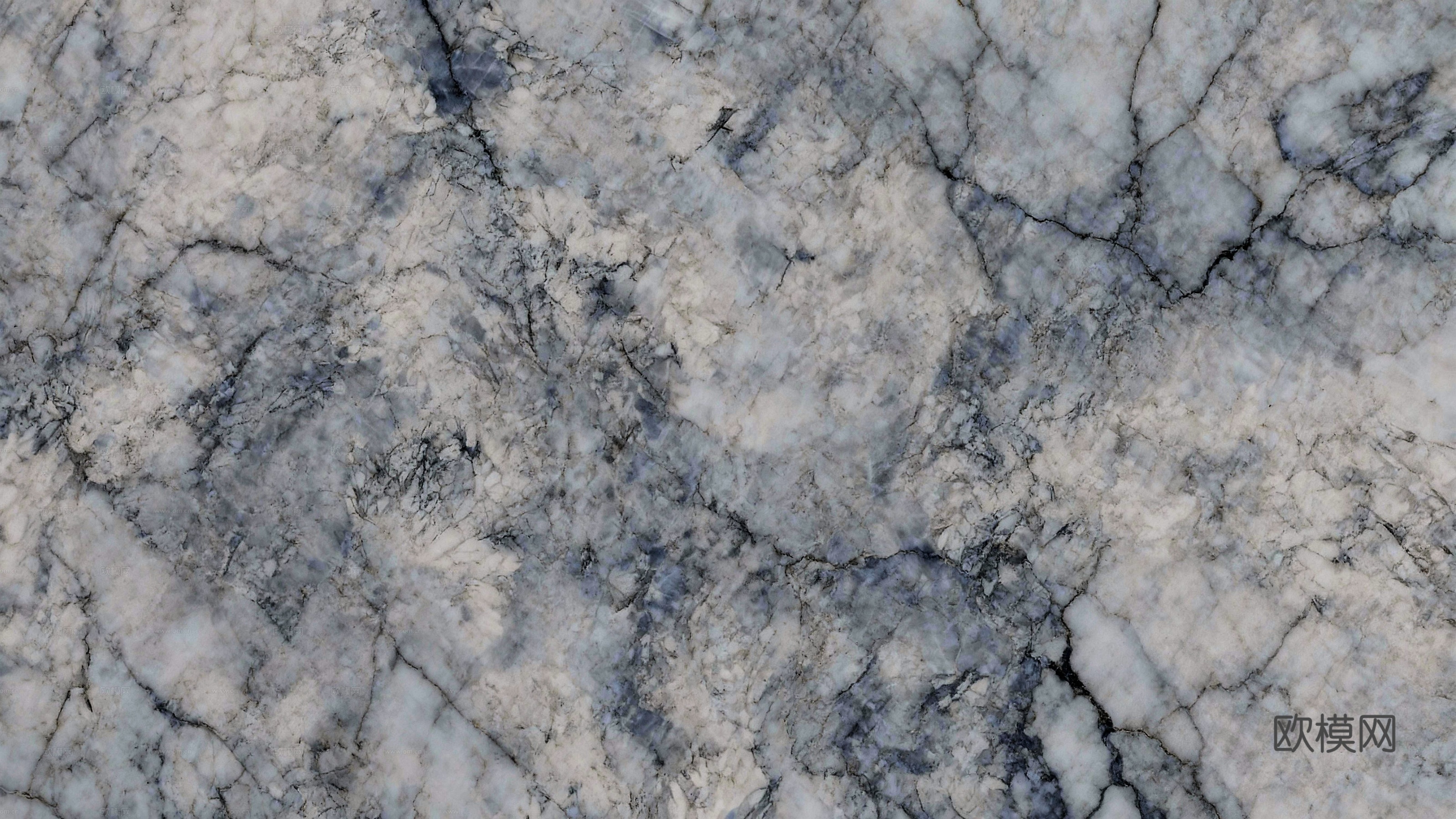 蓝色大理石瓷砖岩板 灰色大理石 潘多拉蓝大理石 烟雾蓝奢石