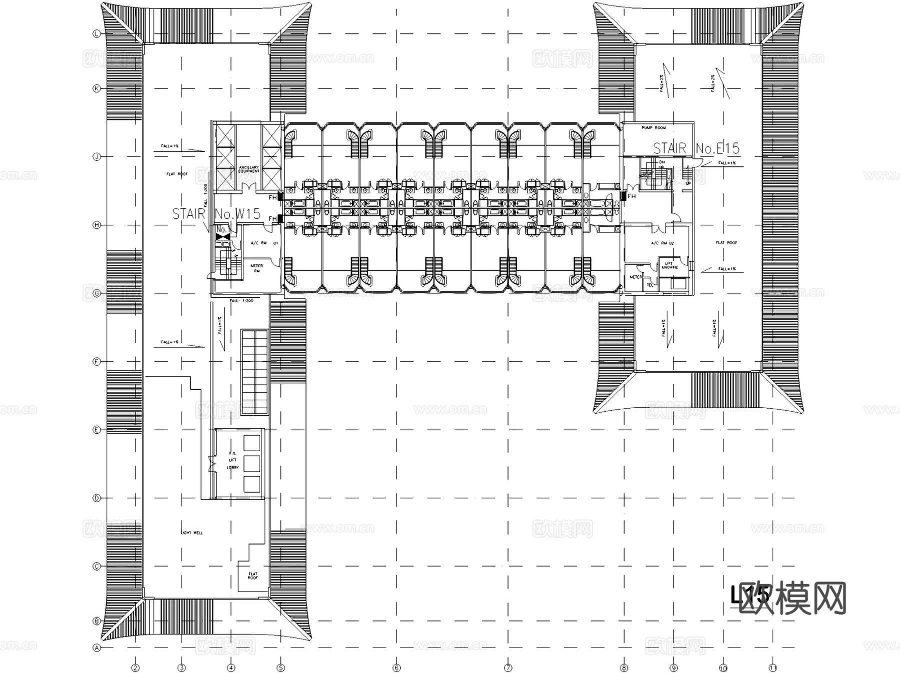 北京王府半岛酒店改造现状建筑CAD施工图cad施工图