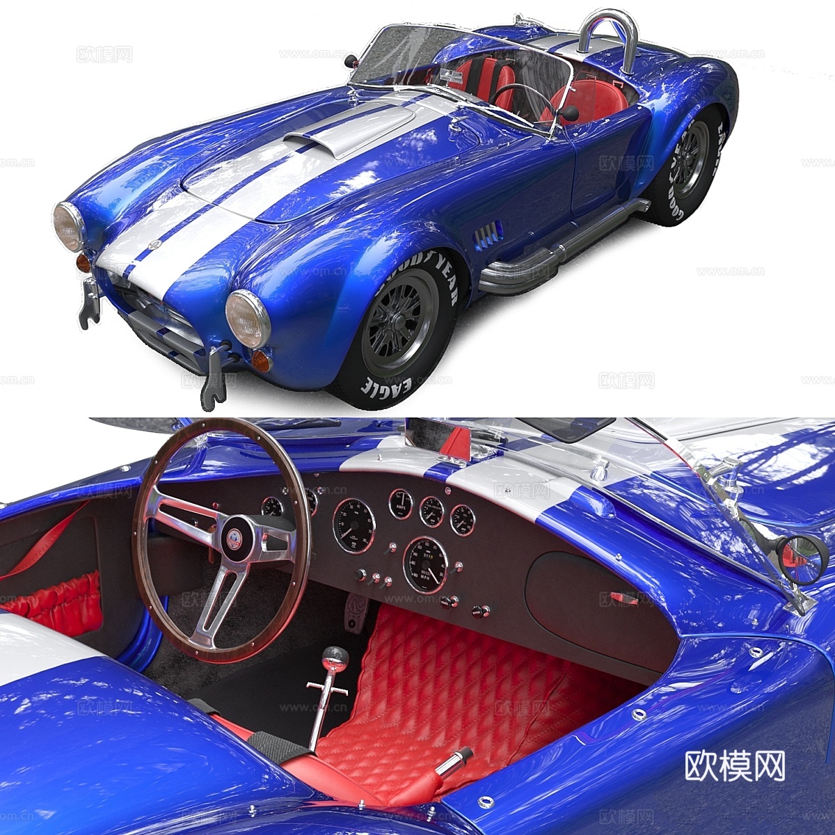 福特谢尔比眼镜蛇4273d模型下载