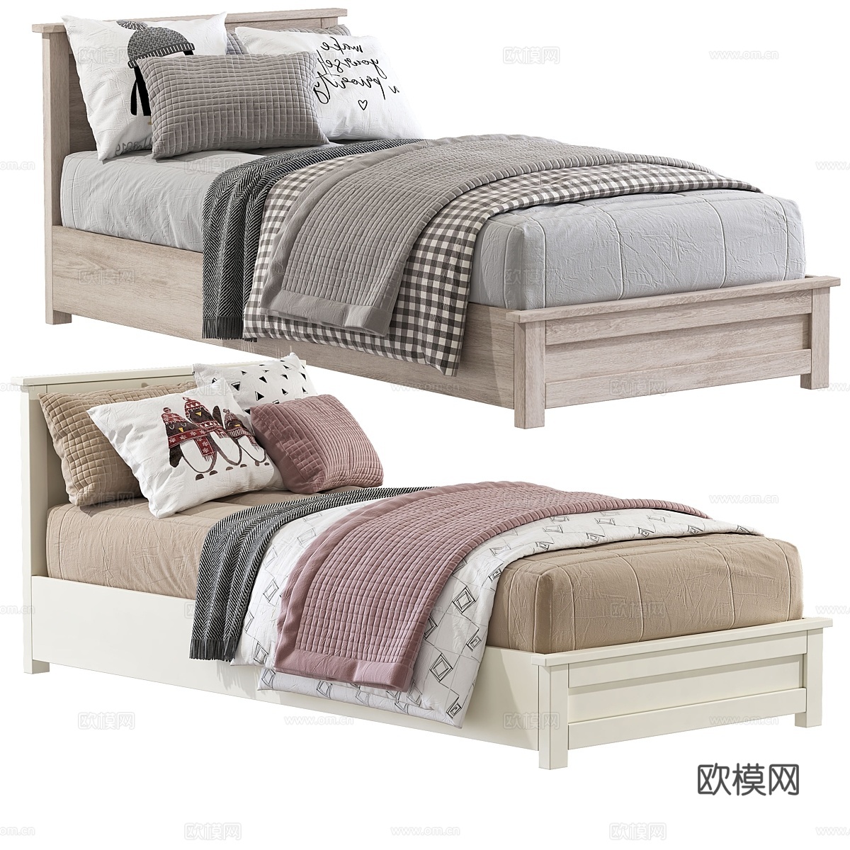 儿童阁楼床33d模型下载