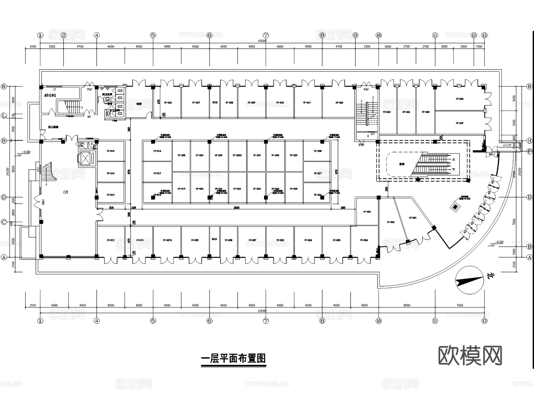 乌镇朋悦假日酒店及外立面室内工装CAD施工图cad施工图