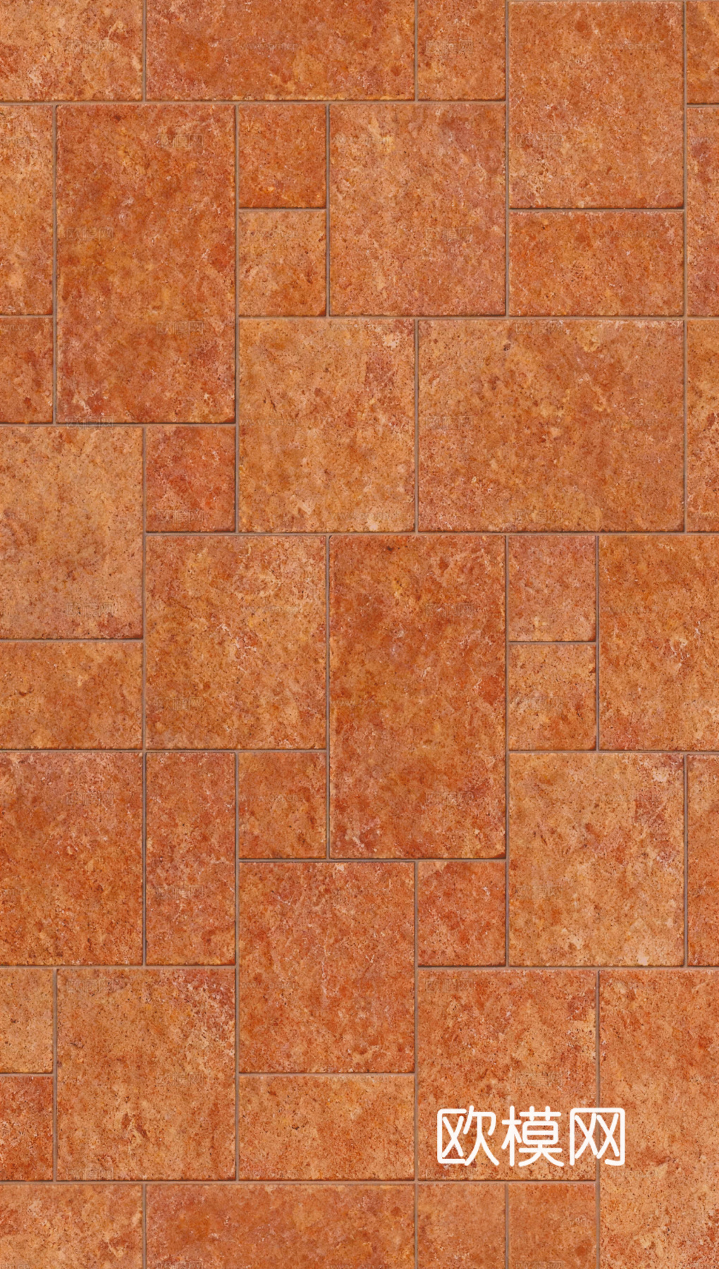 橙色古堡砖 红橙色瓷砖 红色复古砖 红砖拼花