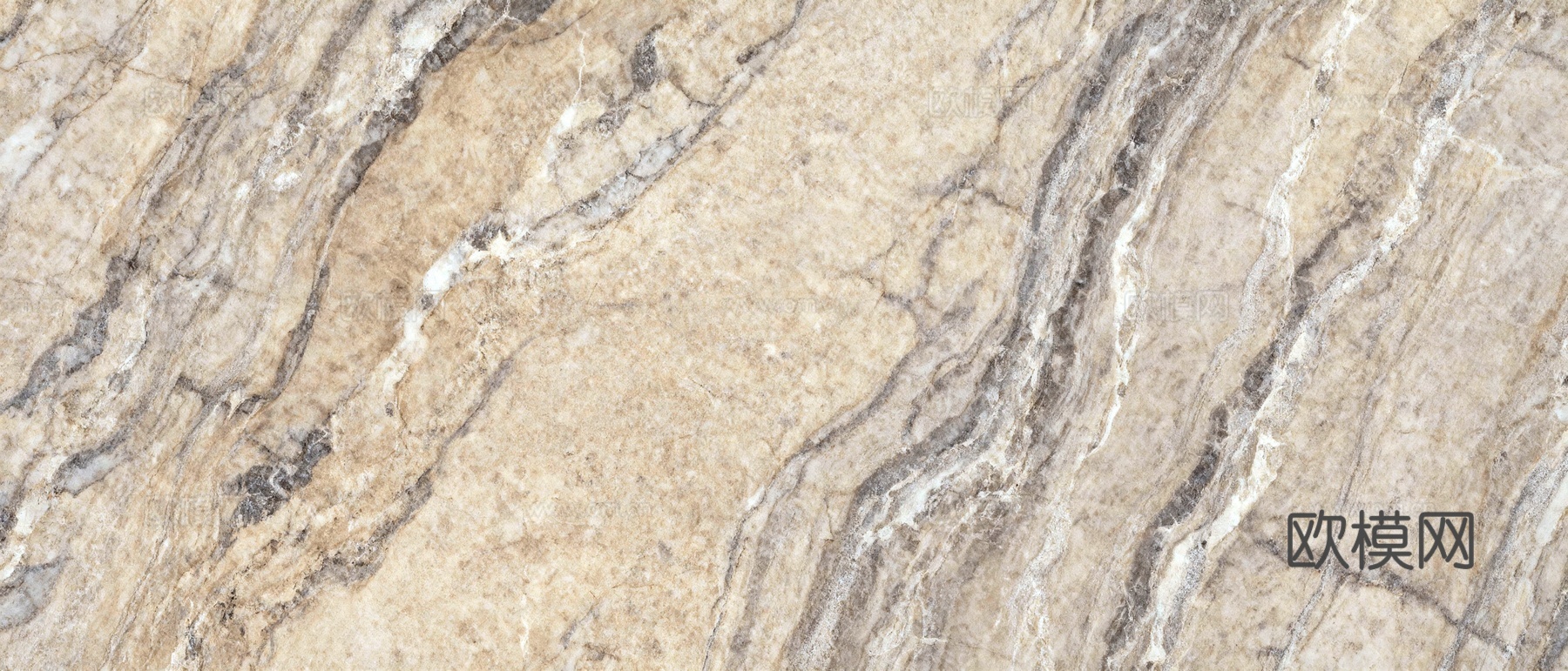 新中式法式山水大理石 米黄大理石 米黄色木纹大理石