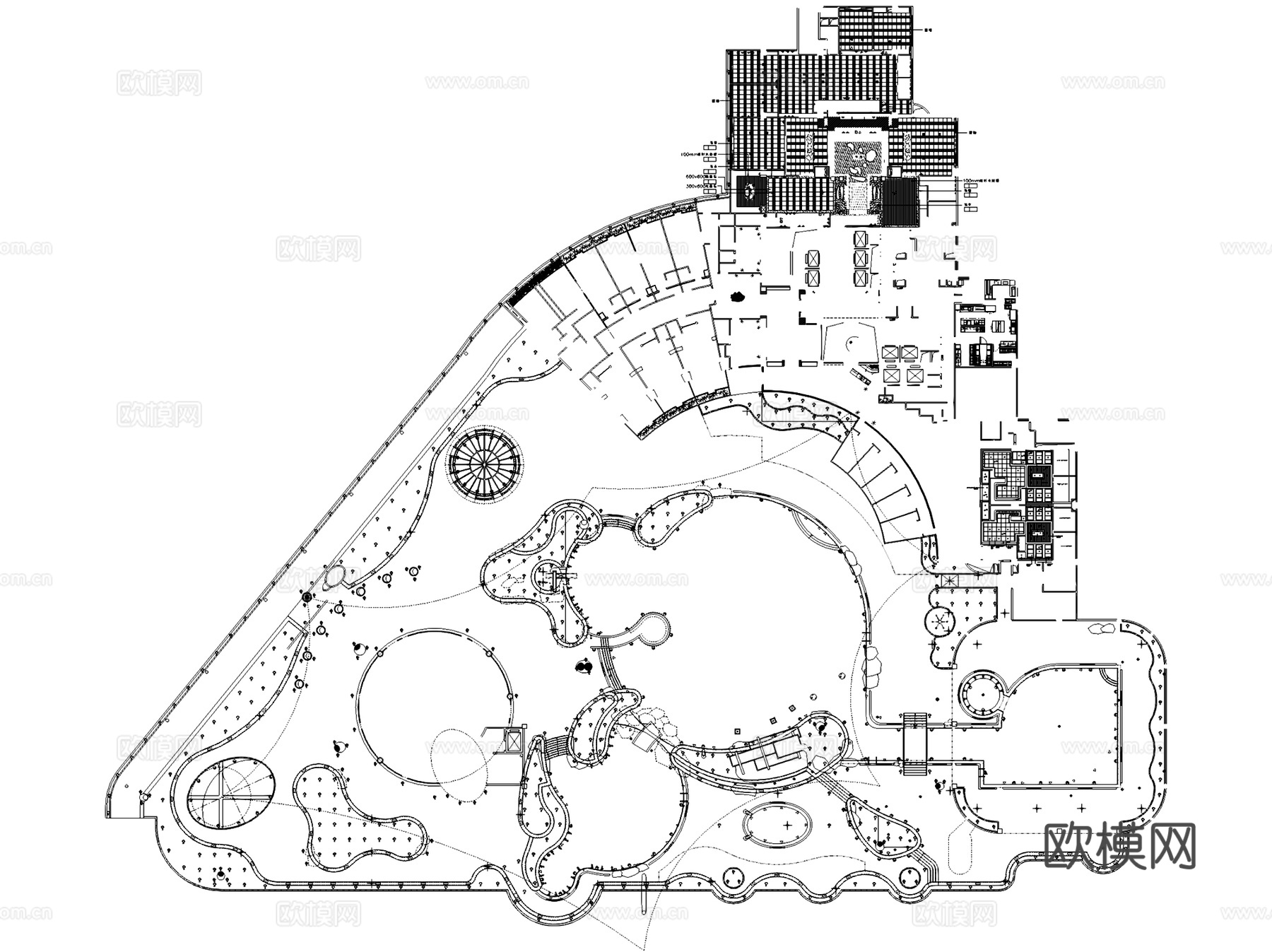 深圳欢乐假日酒店室内工装CAD施工图cad施工图