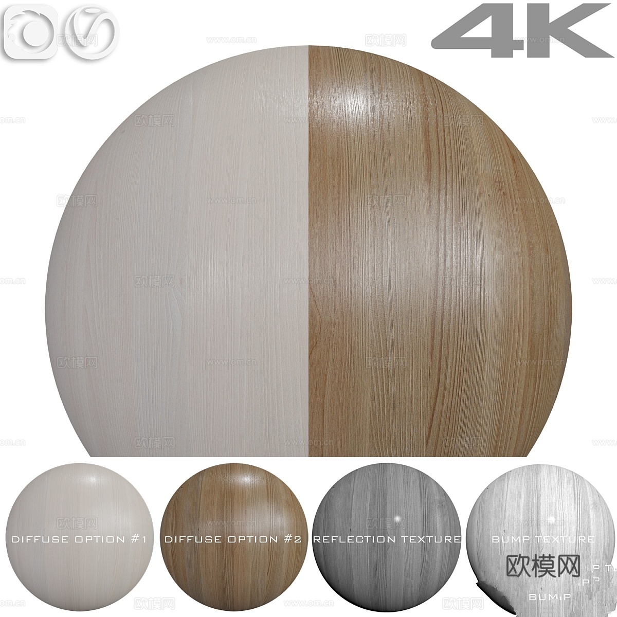 无缝纹理 - 胡桃木3d模型下载