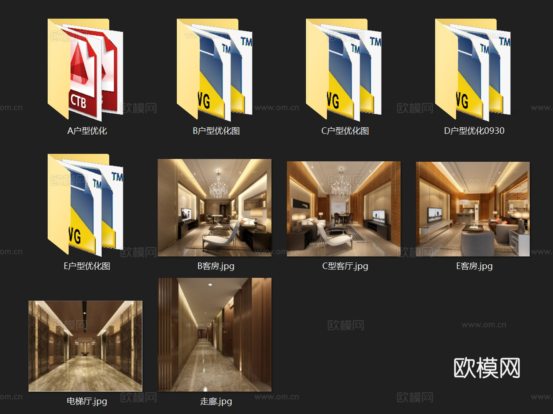 柯桥龙禧中心酒店式公寓样板房室内家装CAD施工图cad施工图