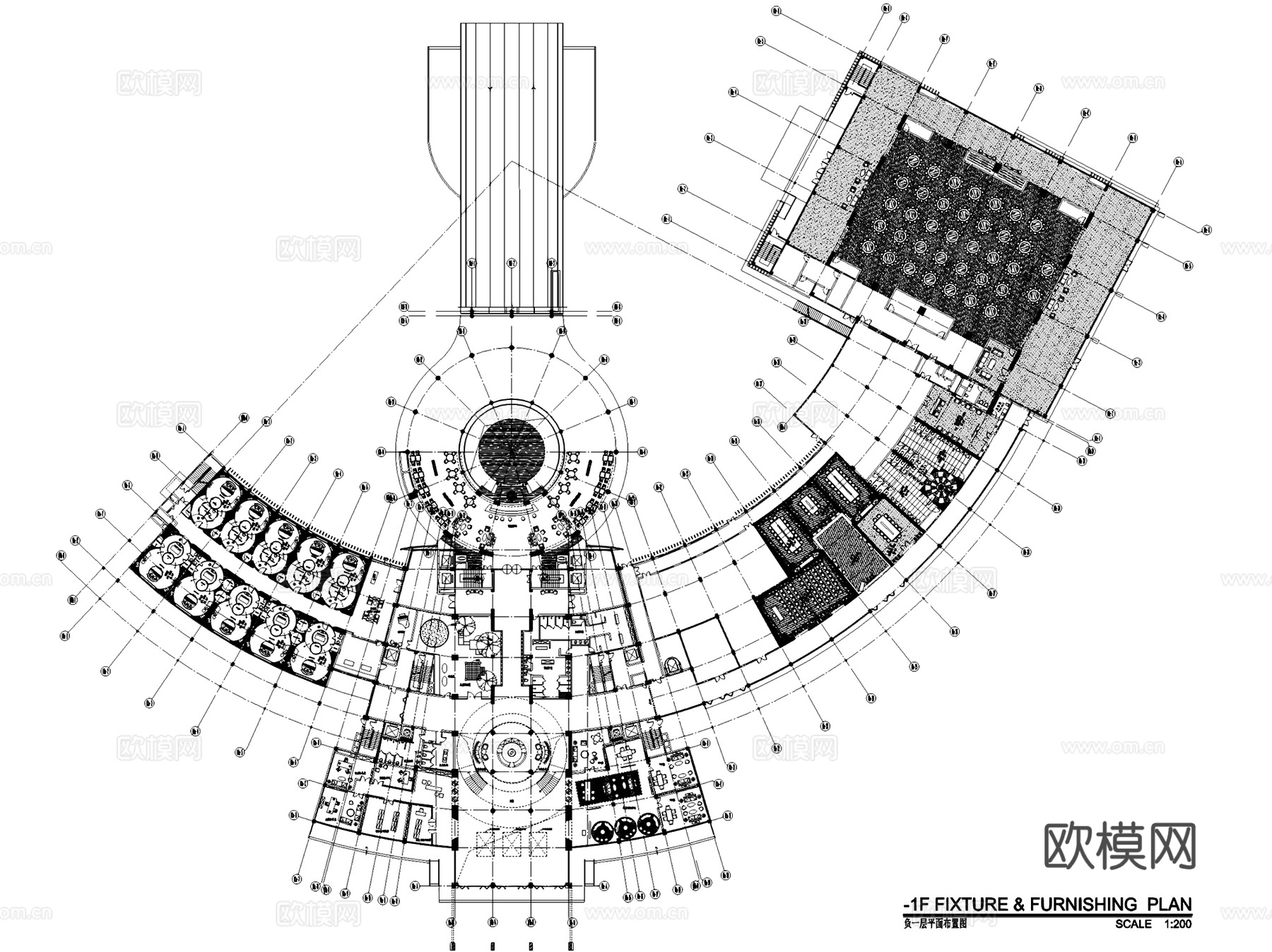 三亚鸿洲游艇俱乐部酒店室内工装CAD施工图cad施工图