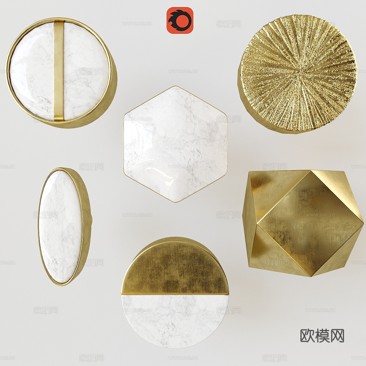 Zara home 把手3d模型下载