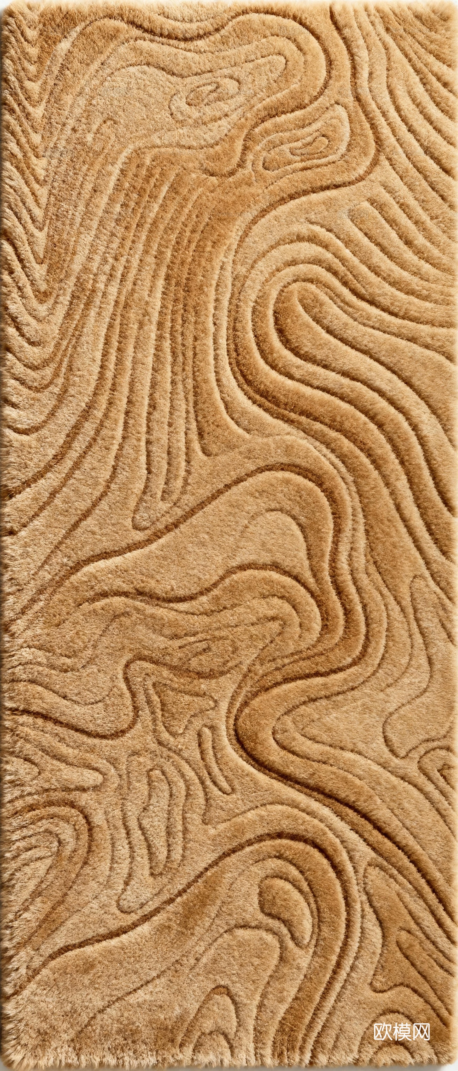 诧寂风藤编织地毯 禅风编织地毯 米黄色地毯 度假休闲风地毯