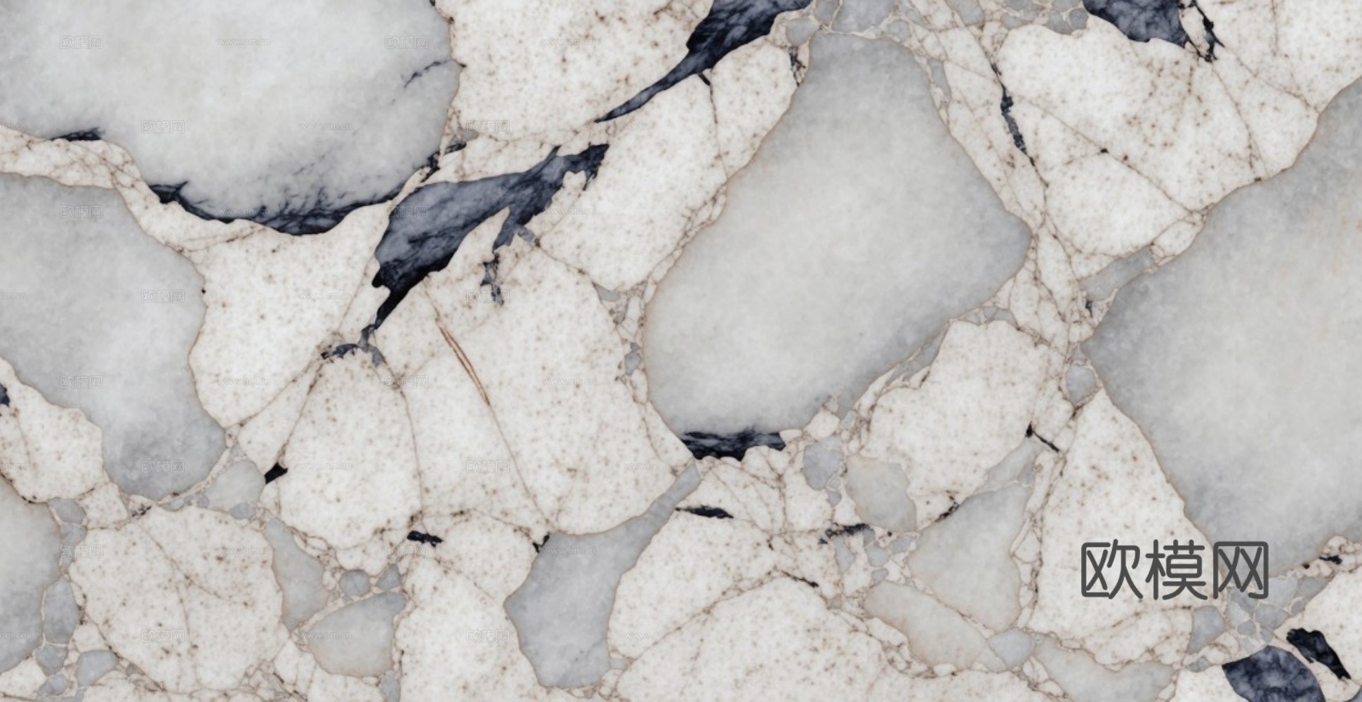 浅灰色大理石 冰块纹大理石  灰色石材拼花