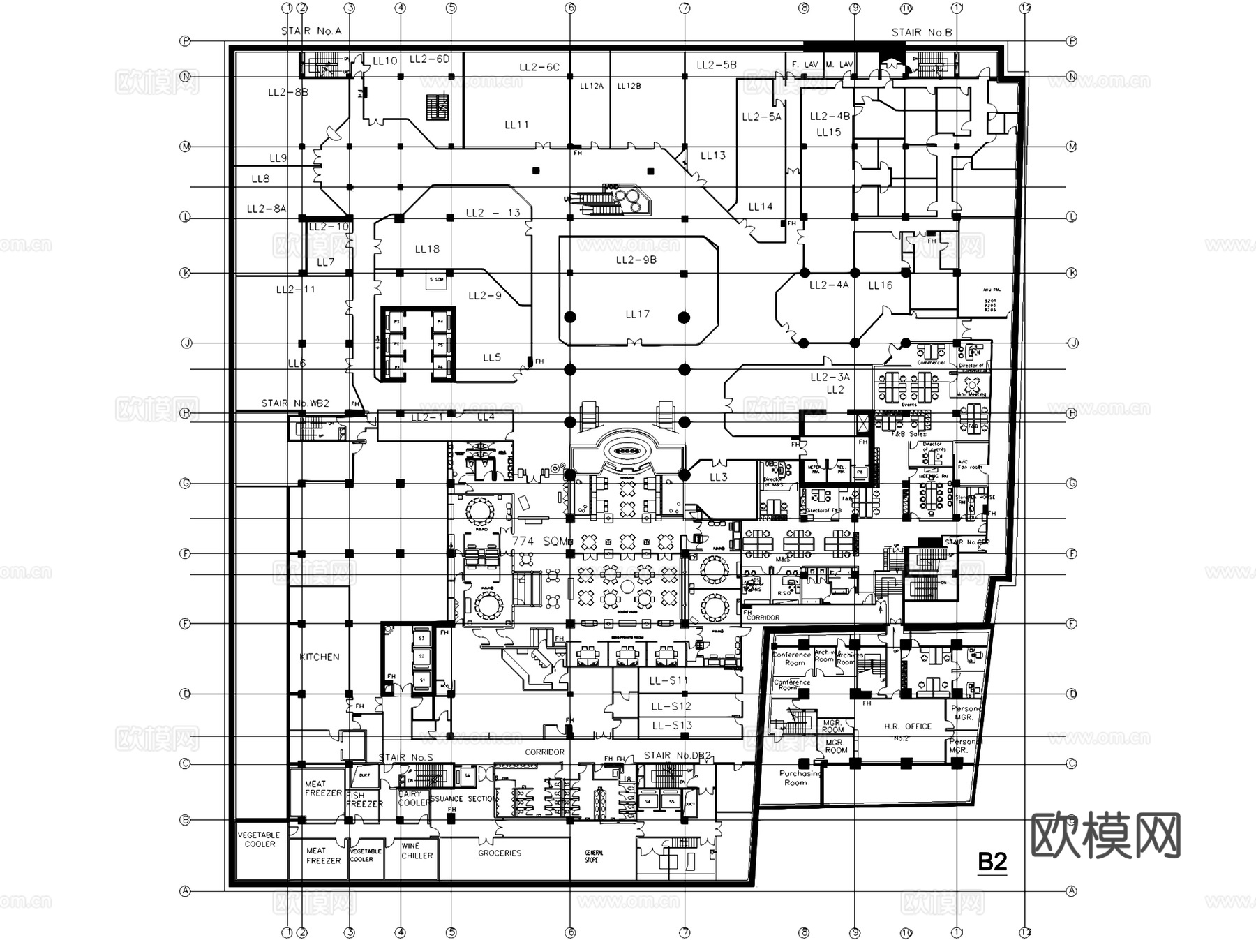 北京王府半岛酒店改造现状建筑CAD施工图cad施工图
