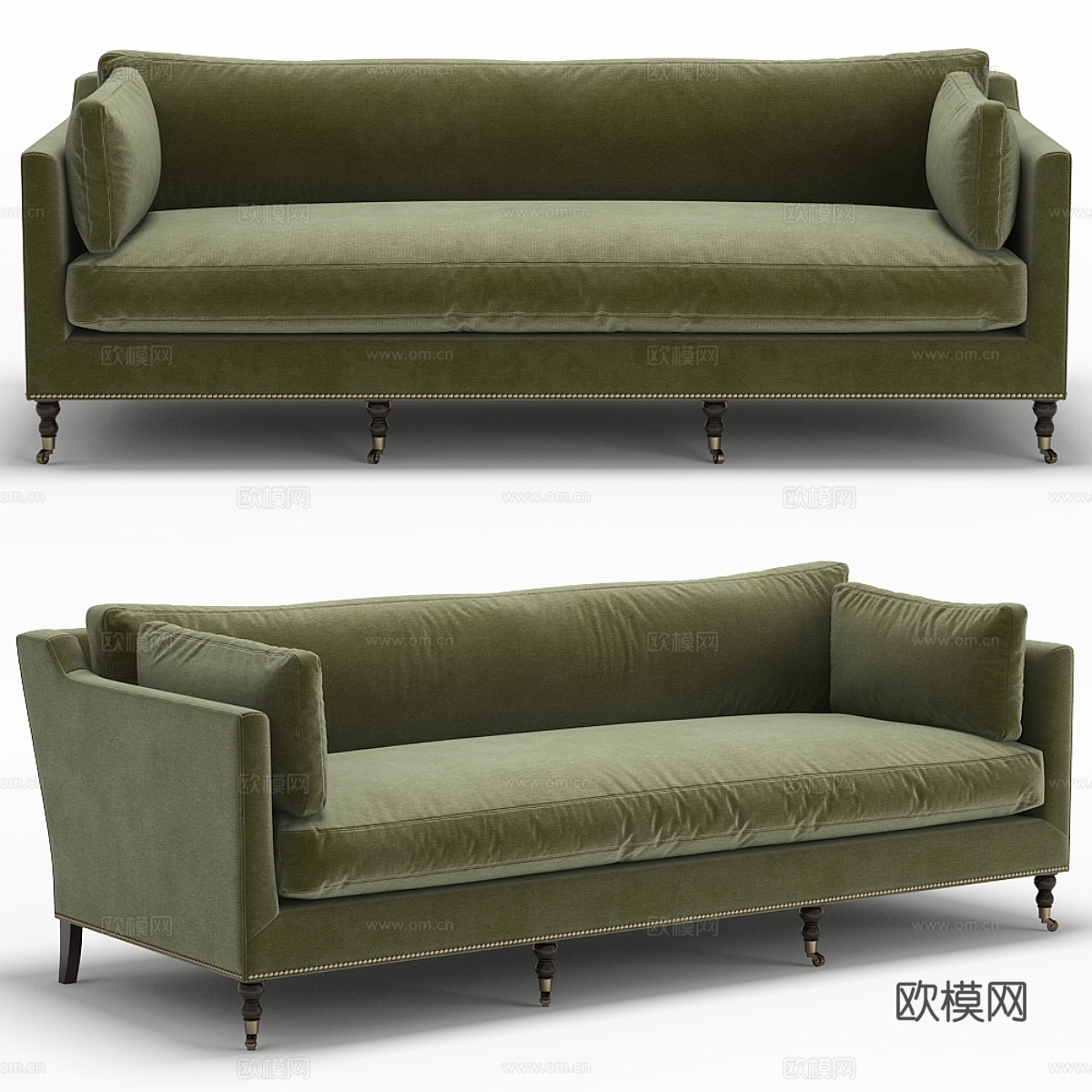 ONE KINGS LANE 新古典沙发 玛戈特沙发3d模型下载