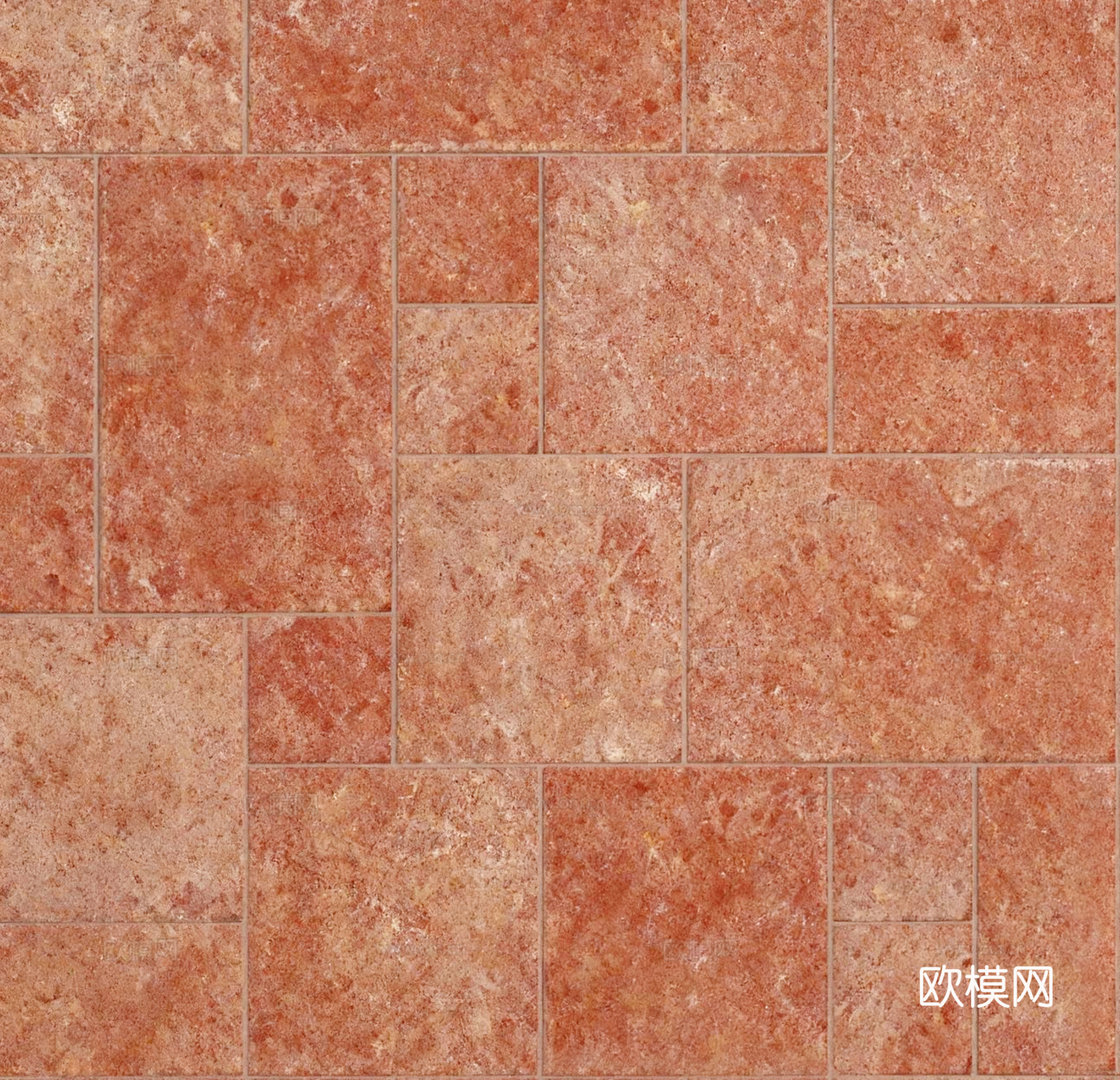 橙色古堡砖 红橙色瓷砖 红色复古砖 红砖拼花