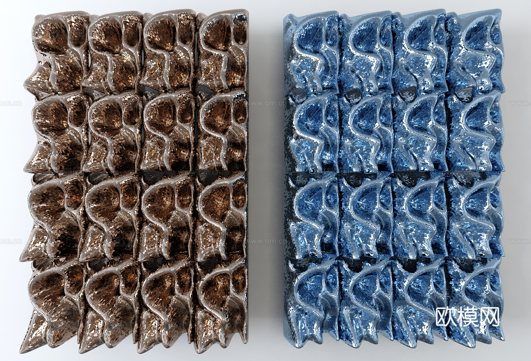 墙饰3d模型下载