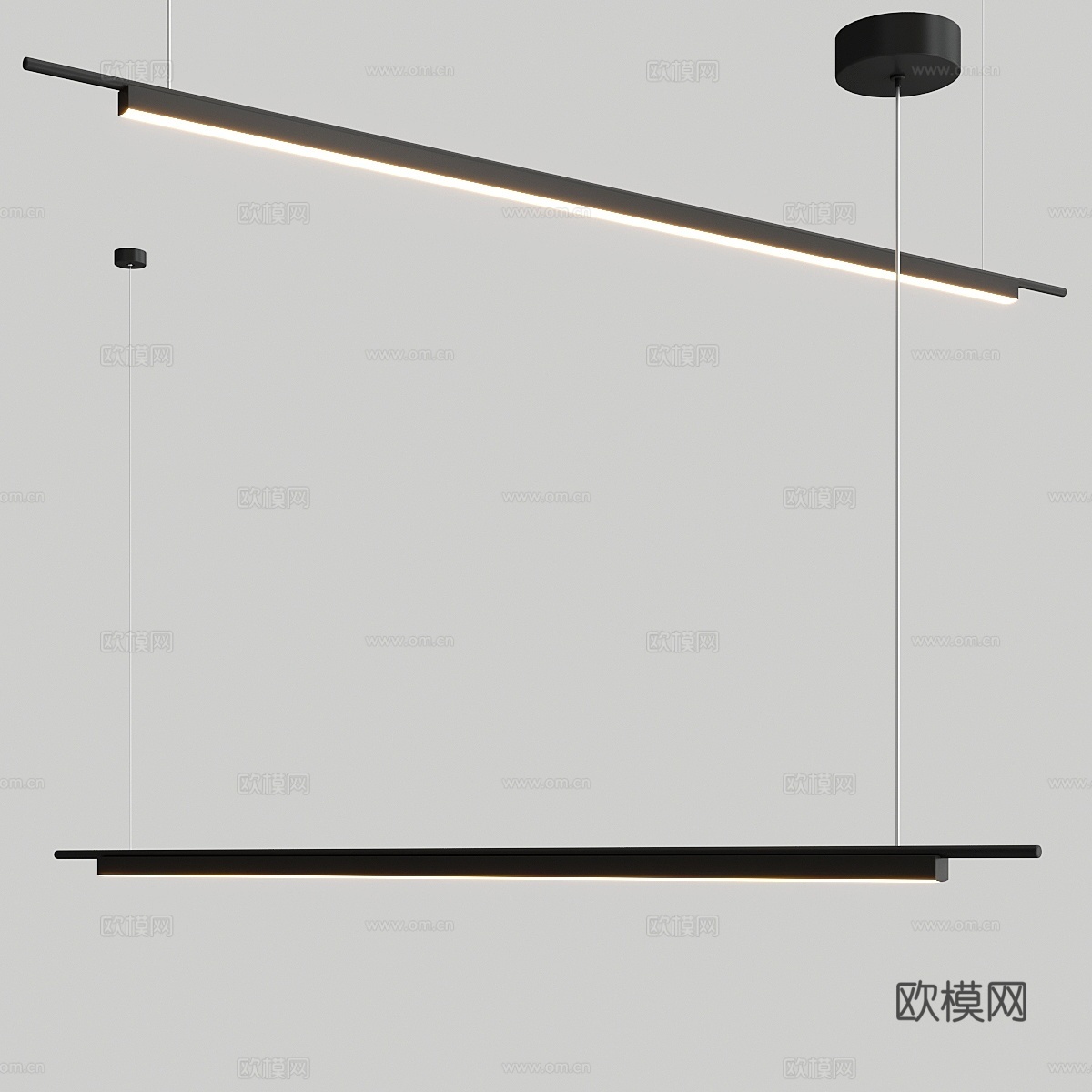 LED吊灯Bar Coln系列3d模型下载
