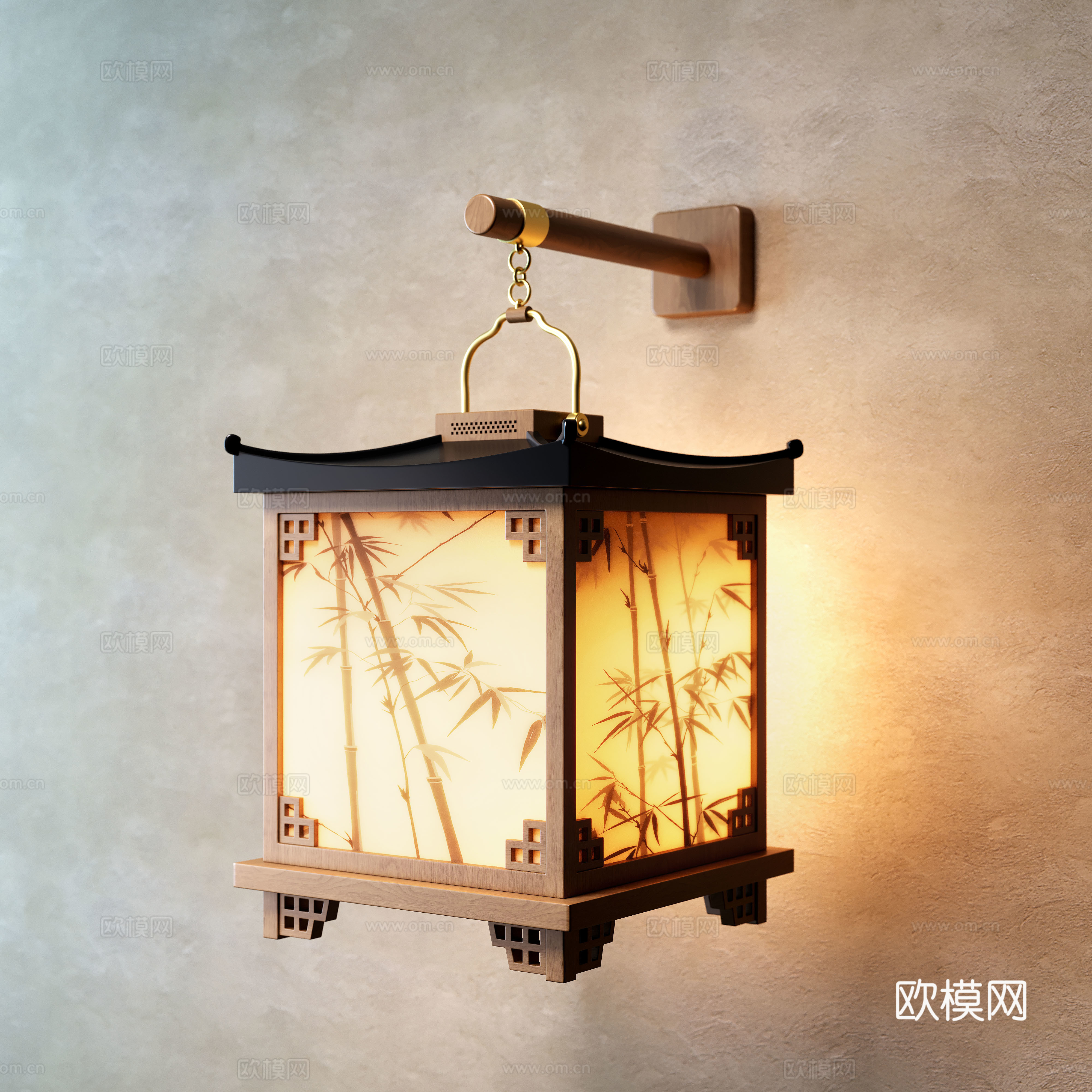 宋式壁灯 壁灯 灯具 装饰灯 艺术壁灯su模型