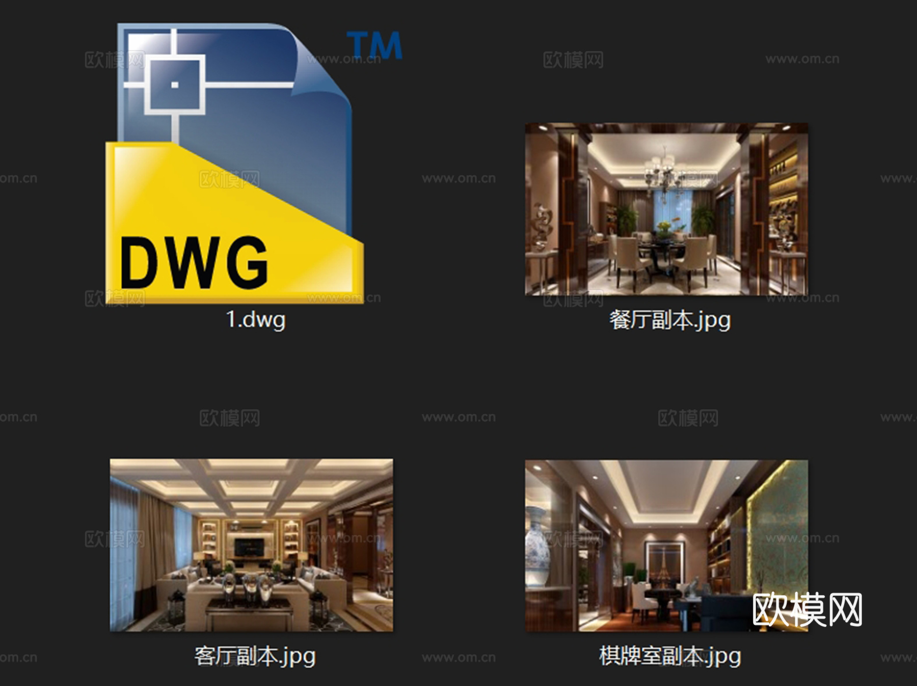 浙江150㎡私宅自建别墅公区室内家装CAD施工图cad施工图