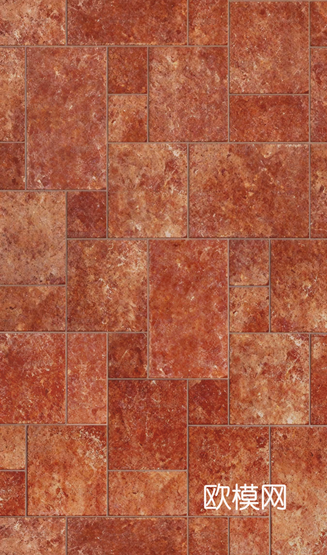 橙色古堡砖 红橙色瓷砖 红色复古砖 红砖拼花