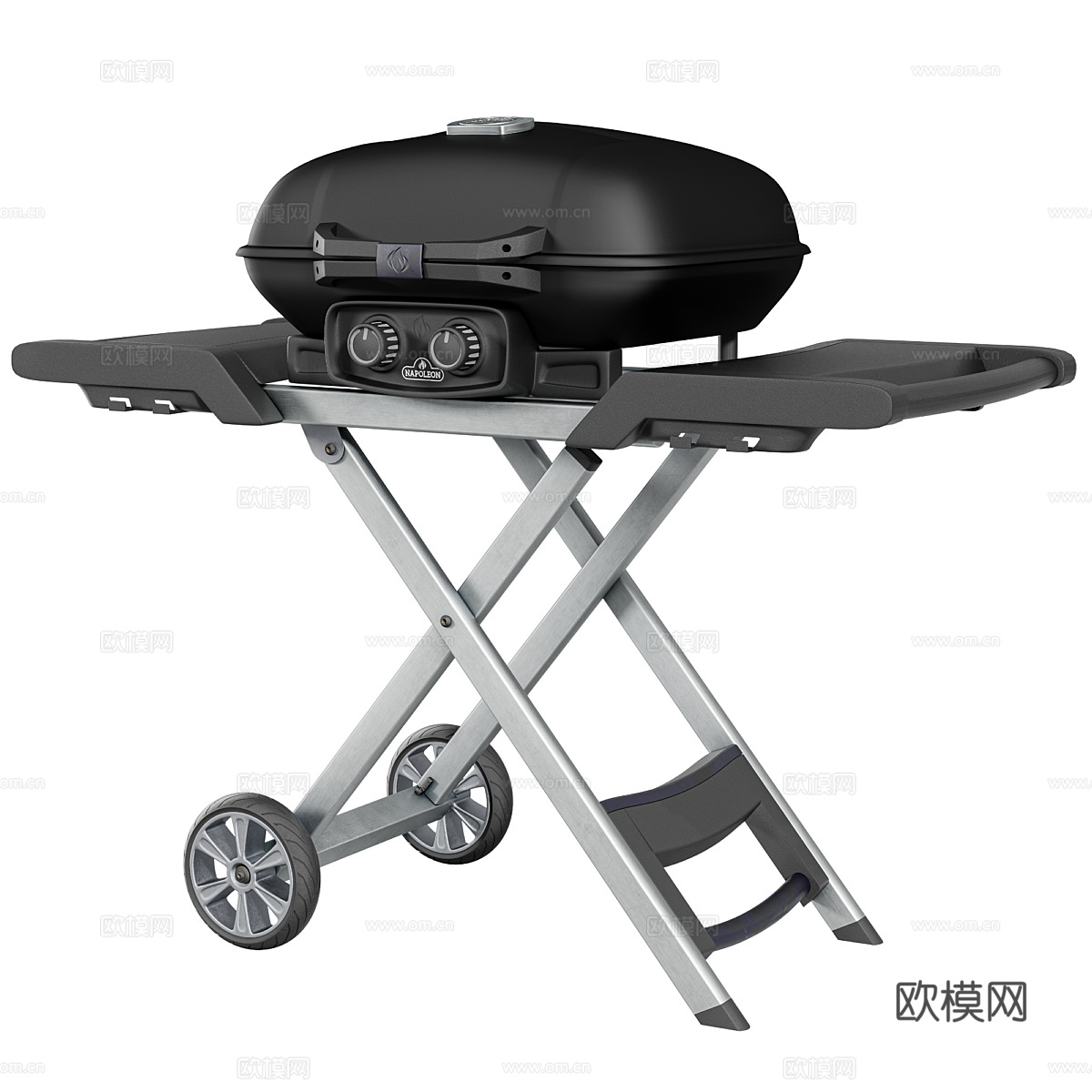 现代 Napoleon TravelQ 烤架3d模型下载（渲染图2）