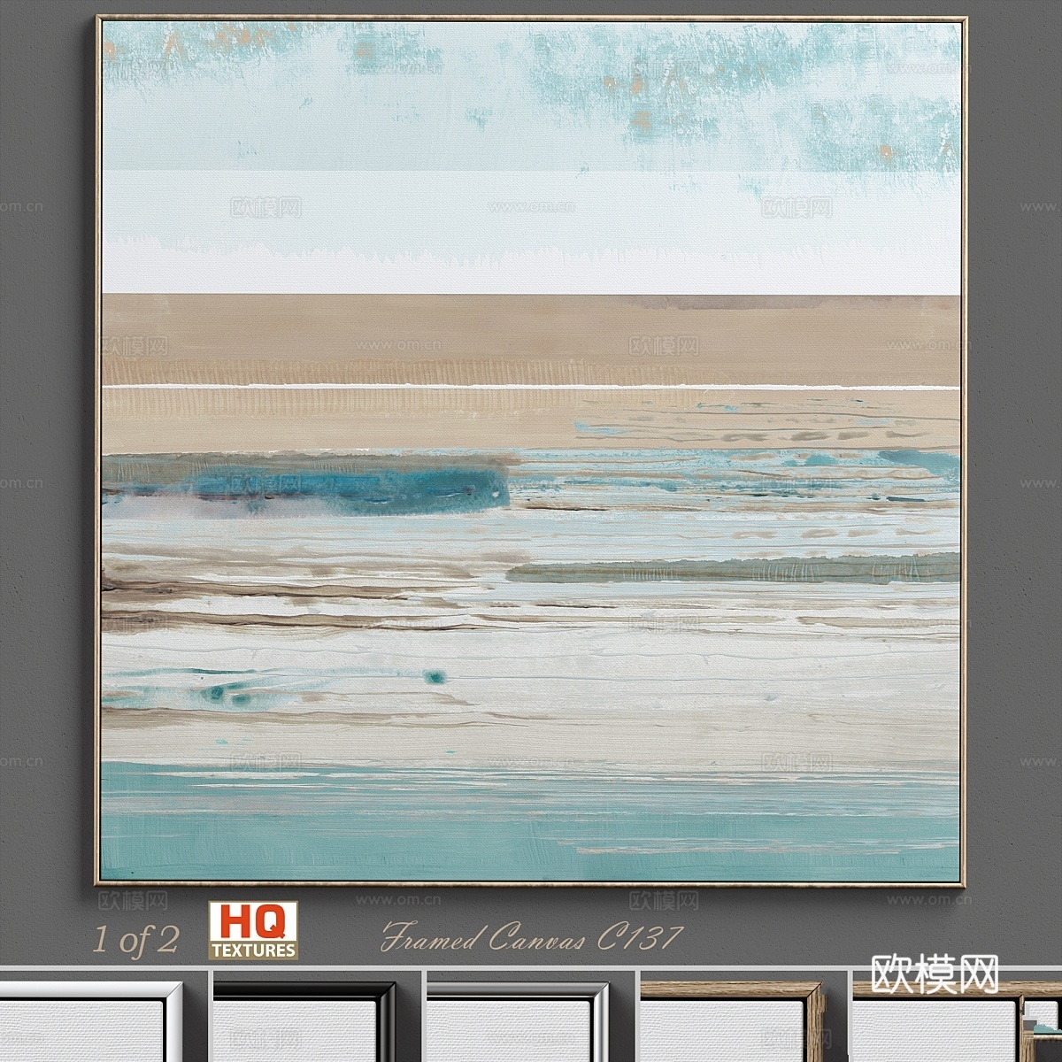 大型客厅墙艺 C-137挂画3d模型下载