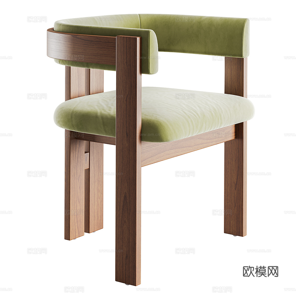 现代意式 Ceremonie 餐椅3d模型下载（渲染图5）