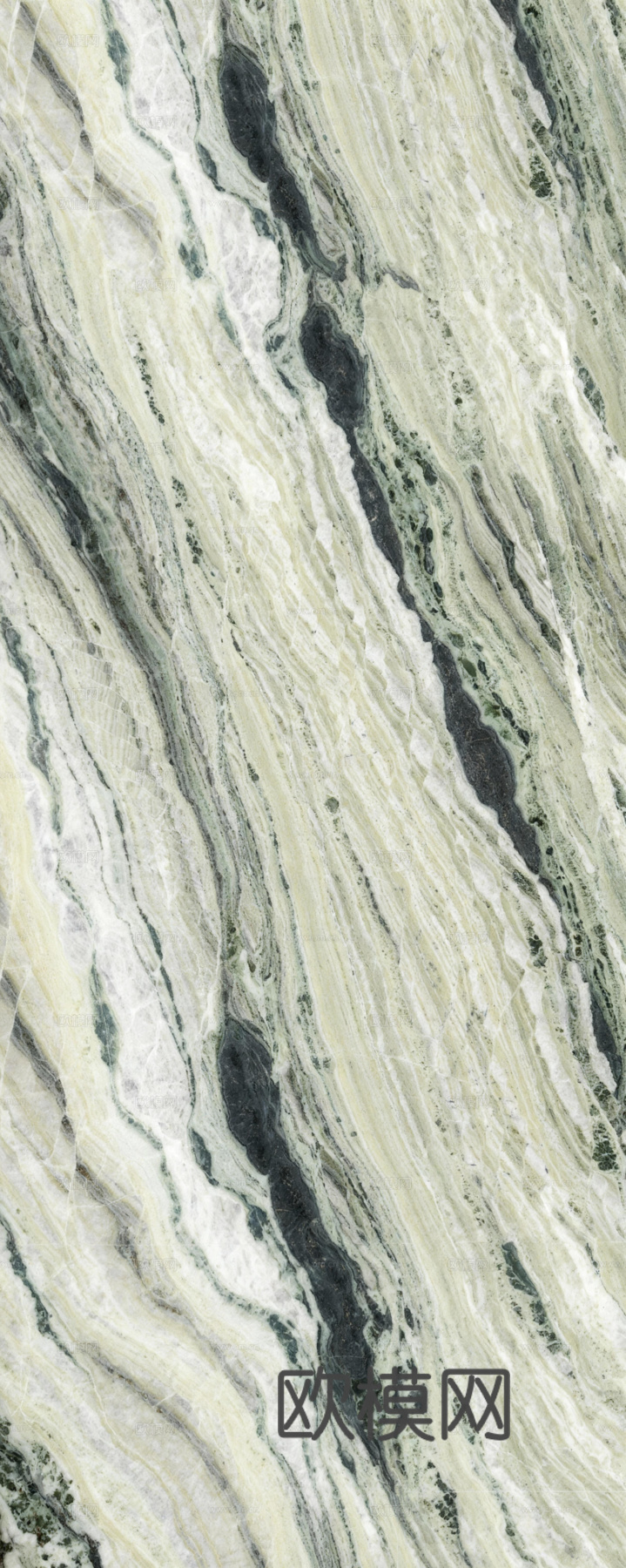 香格里拉翡翠大理石  绿色大理石奢石 绿色木纹大理石