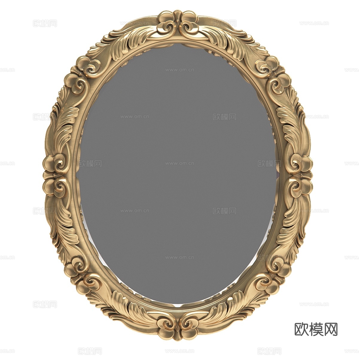 时光雕刻镜 CR671 金色款3d模型下载