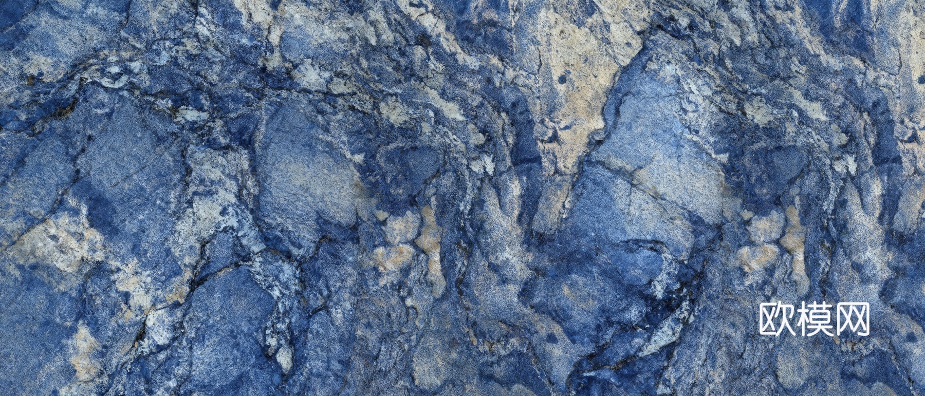 玻利维亚蓝奢石 蓝宝石大理石 蓝色大理石瓷砖岩板